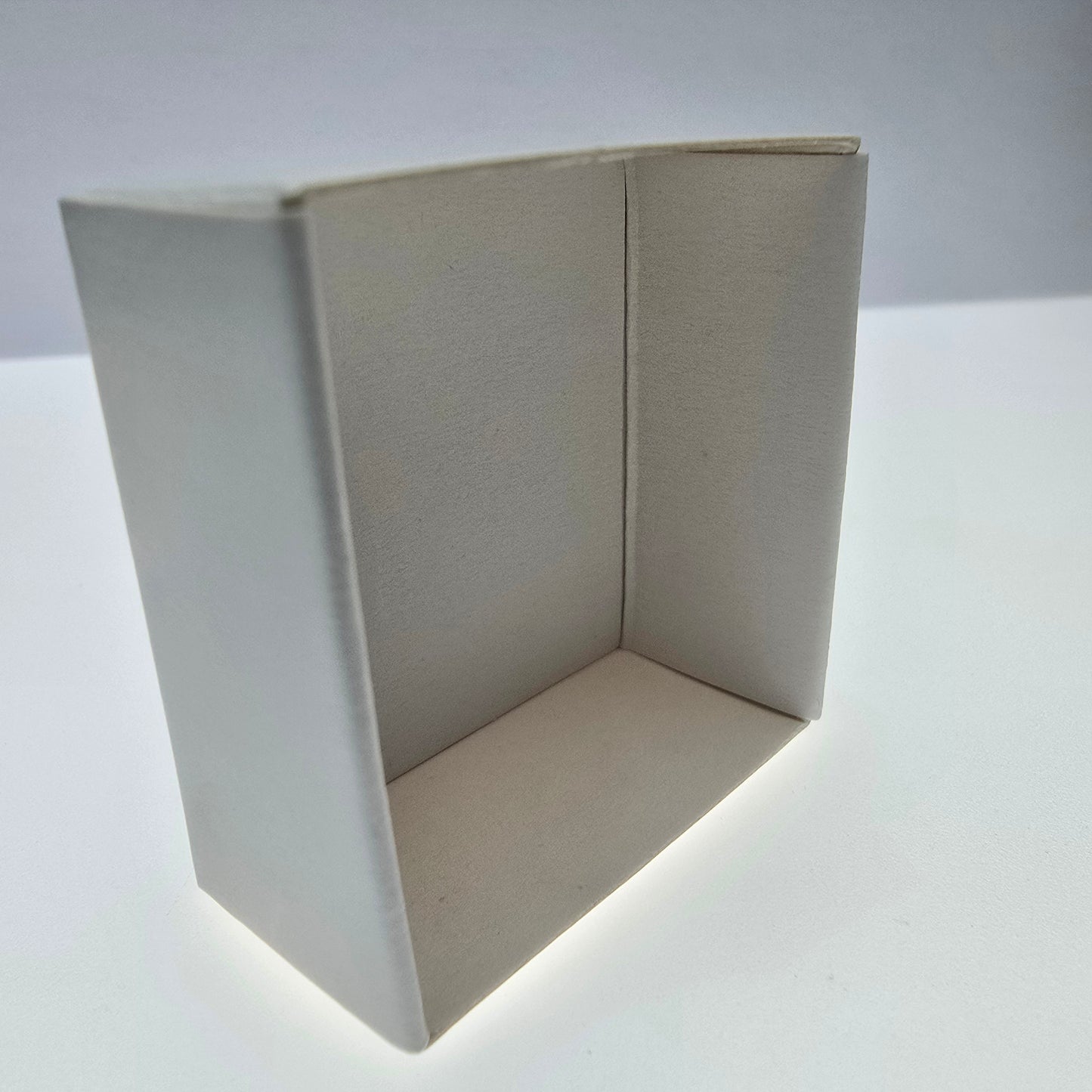 50 Stk. Faltschachteln für Mineralien, 40x40x20 mm, Karton offene Box Schachtel