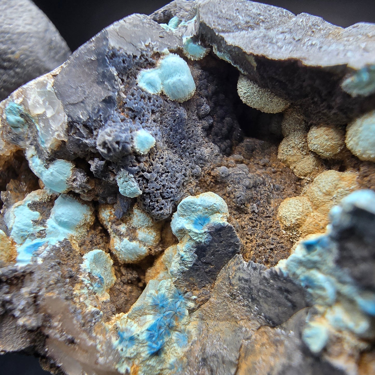 Seltene große Shattuckit Stufe blau Kaokoveld, Namibia 68*36*49mm Sammlung