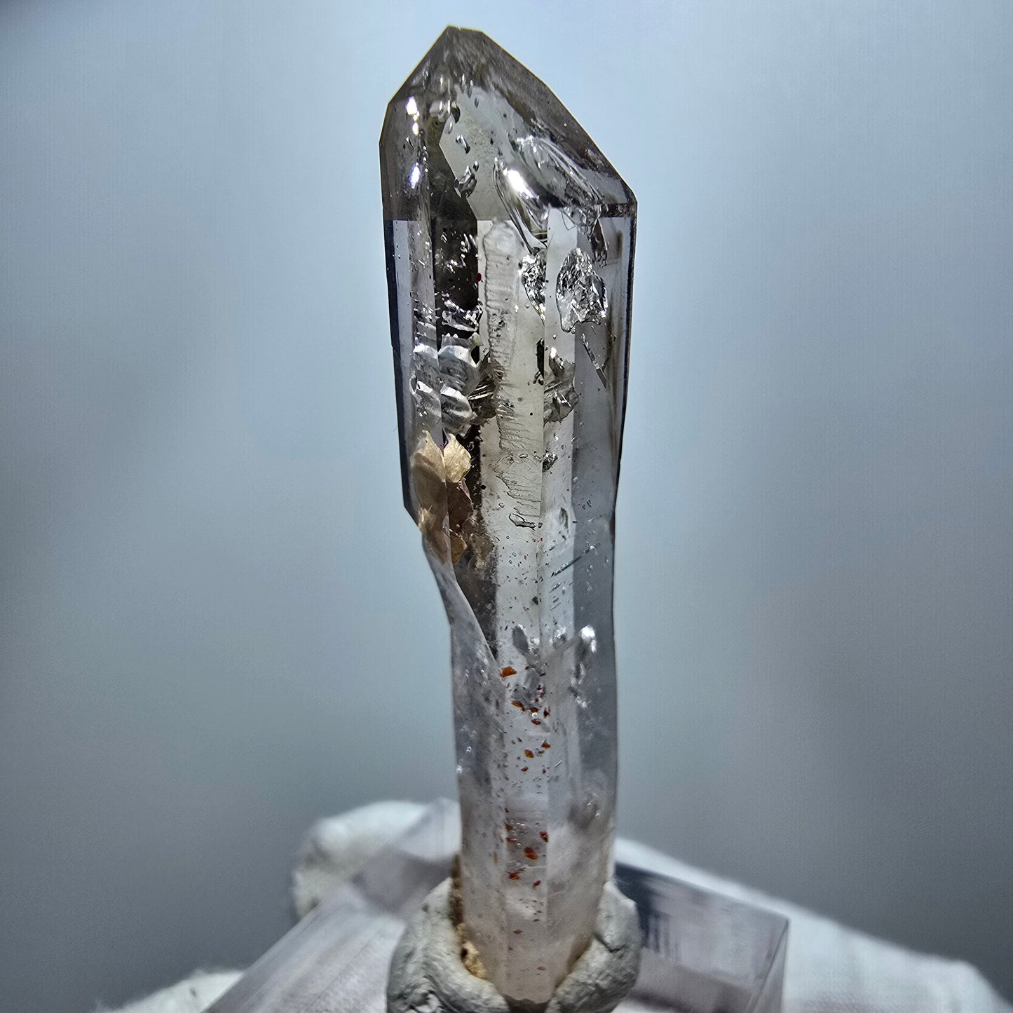 Seltener Phantom Rauchquarz Zepter Kristall Goboboseb, Namibia 53*13*9mm