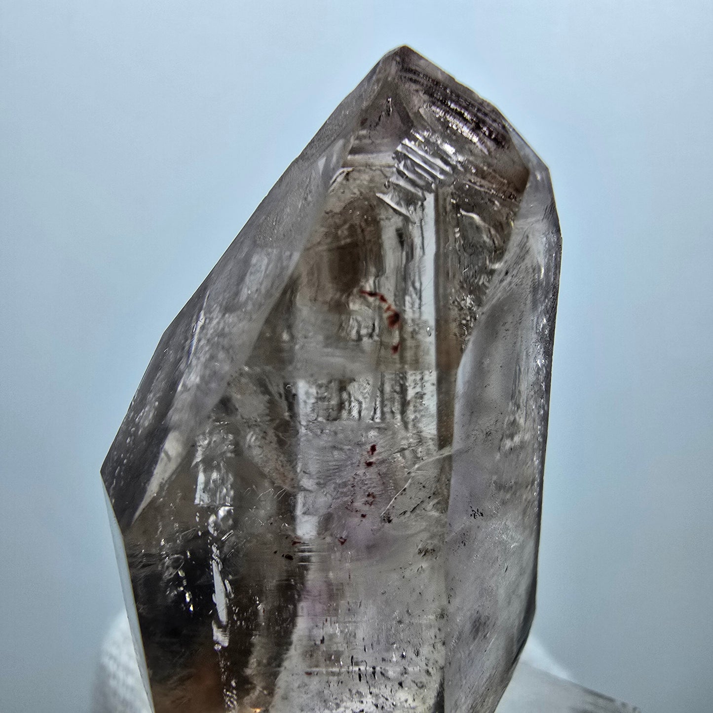 Klare Phantom Rauchquarz Zepter Spitze Goboboseb, Namibia 45*26*17mm