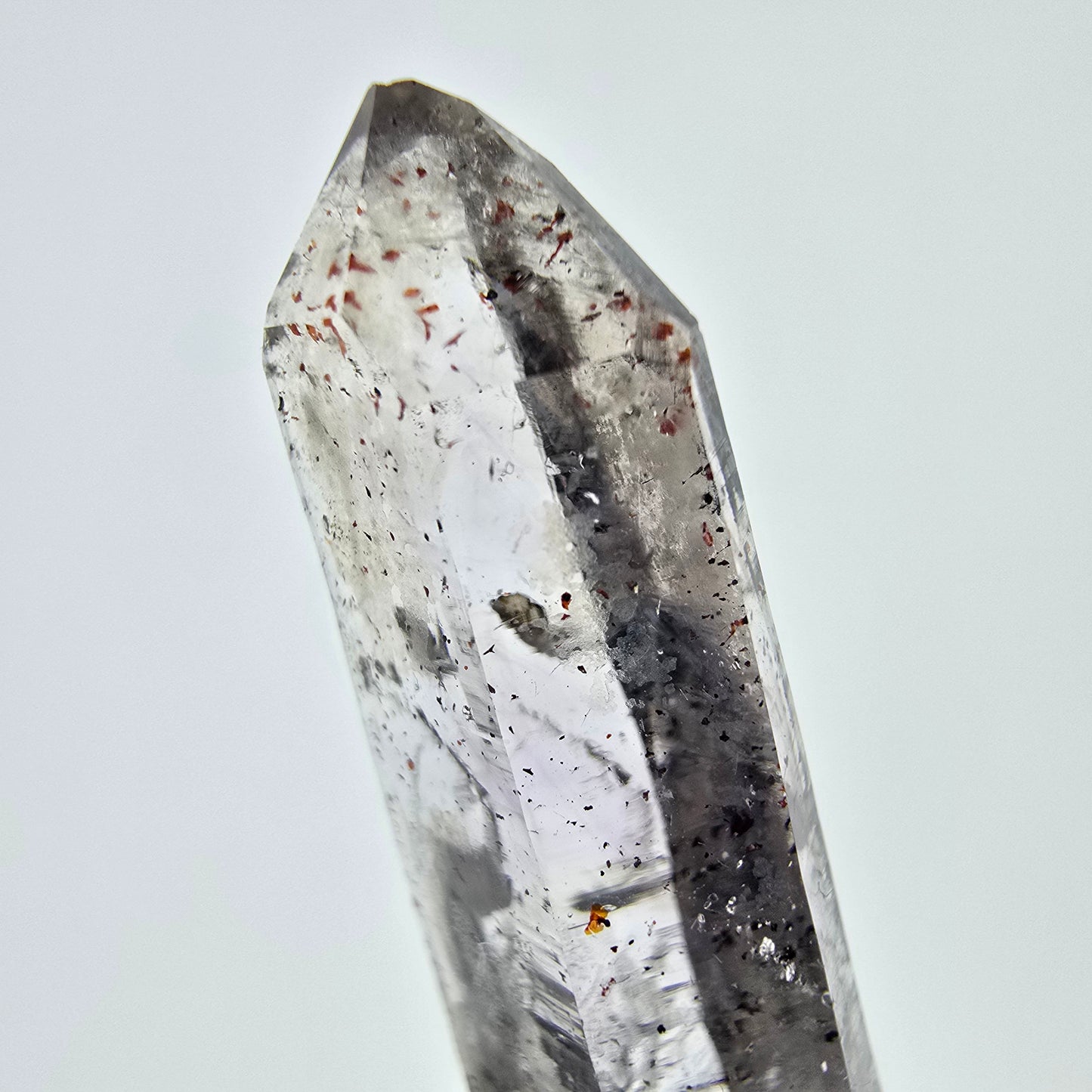 Harlequin Phantom Amethyst DT Scepter Tip Valentine Pocket, Namibia 51*14*10mm