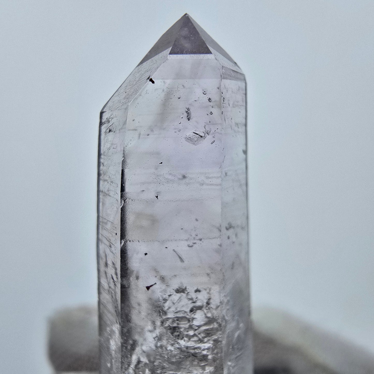 Cristal d'améthyste fantôme Enhydro 2x Bubble Goboboseb, Namibie 36*12*8mm Collection