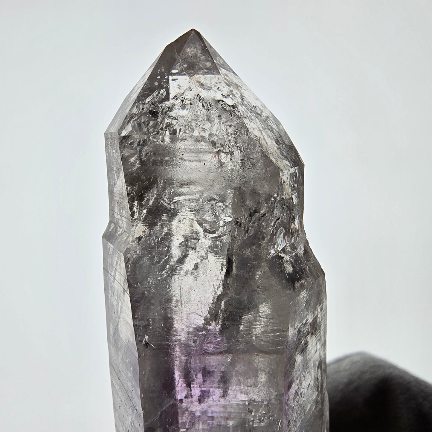 Enhydro Skeleton Amethyst DT Scepter 4x Bubble Valentine Pocket Goboboseb Namibie 122*31*26mm