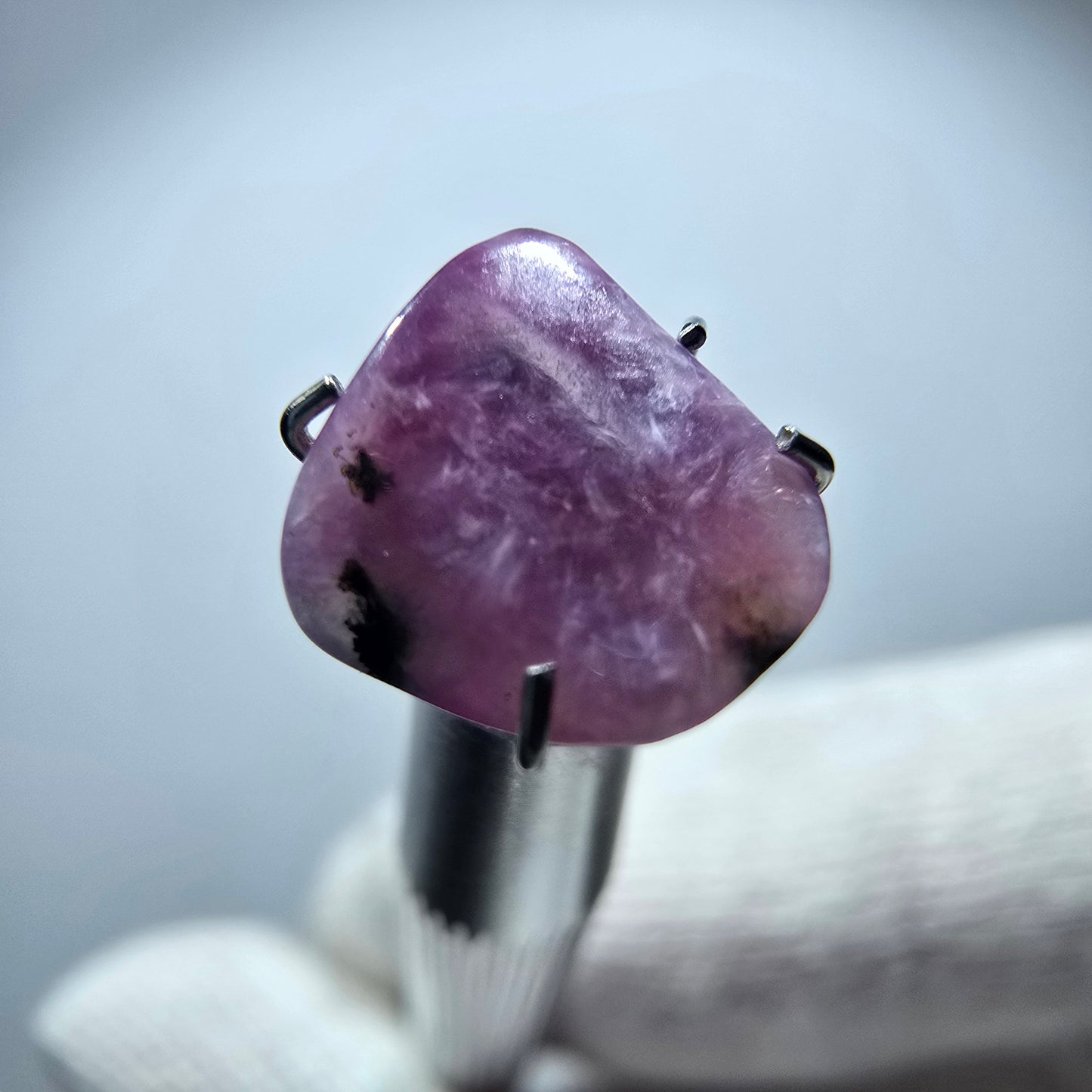 Rare Charoite crystal purple, polished Russia 9*9*3mm
