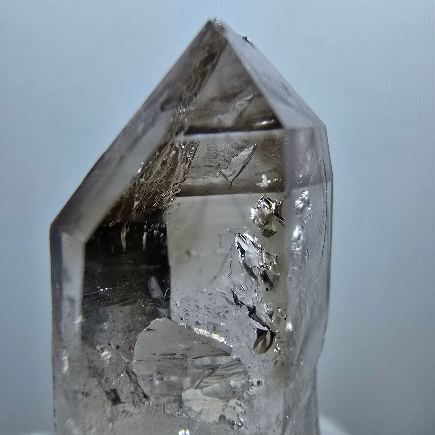 Clear Phantom Smoky Quartz Scepter Point Goboboseb, Namibia 37*20*12mm