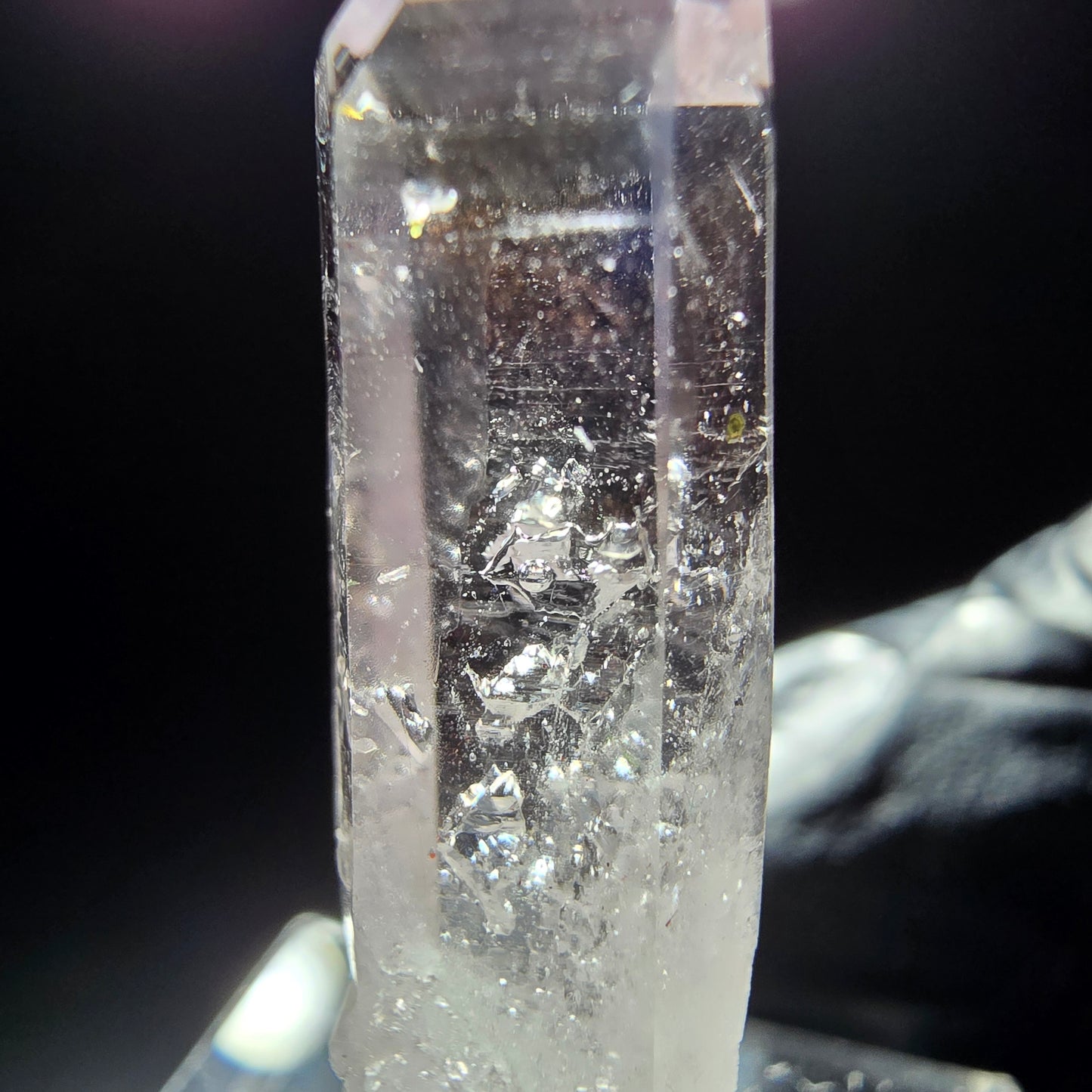 Klare Amethyst Quarz Spitze Goboboseb, Namibia 37*11*10mm Sammlung
