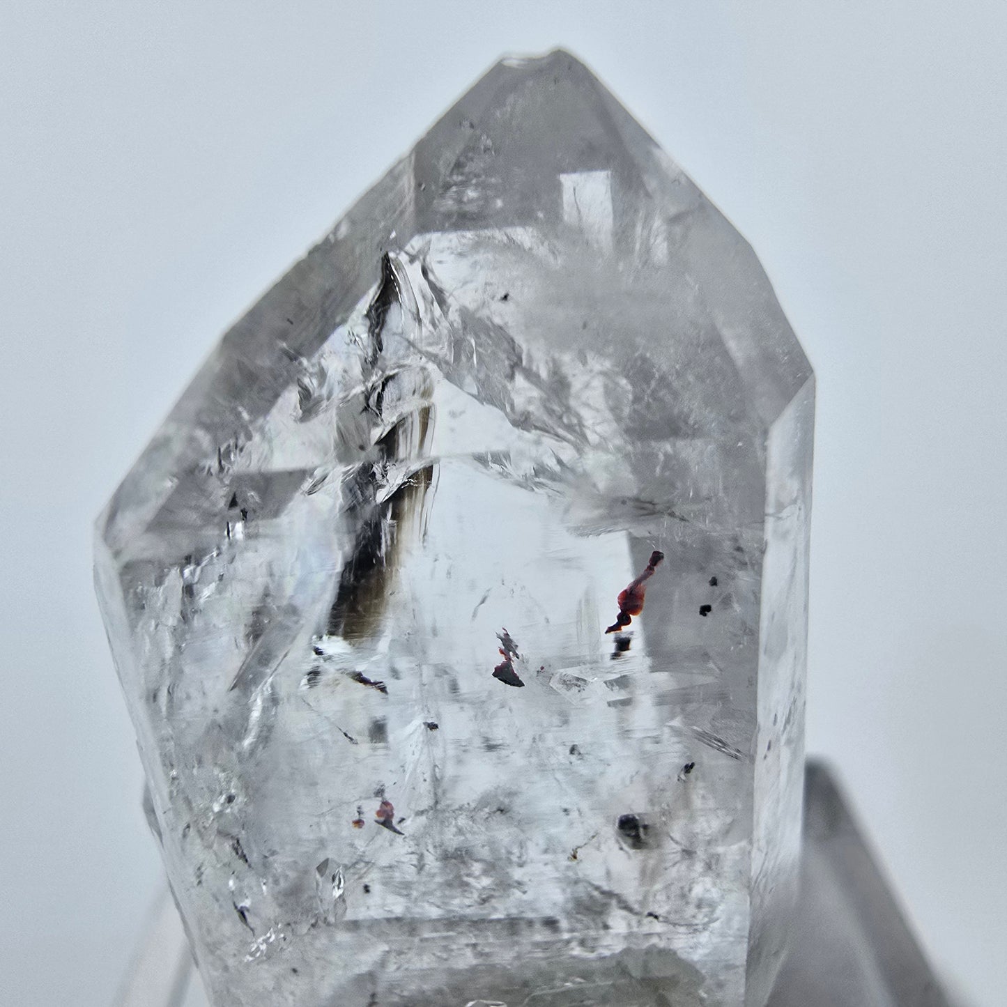 Klarer Harlekin Phantom Quarz Kristall Streep Mine, Goboboseb Namibia 30*20*12mm