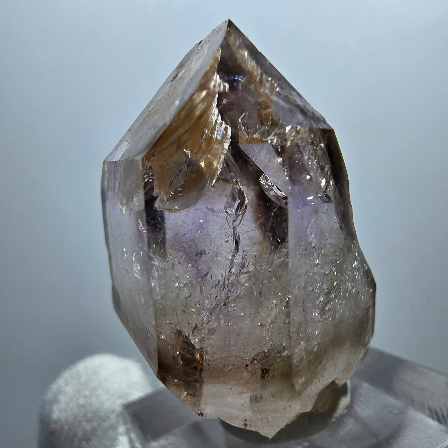 Sceptre d'améthyste fantôme Enhydro, 2x Bubble Goboboseb, Namibie 33 x 27 x 20 mm