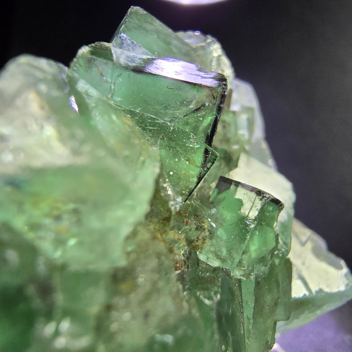 Sehr klare Fluorit Würfel Stufe grün 34*32*21mm Okorusu, Namibia Sammlung