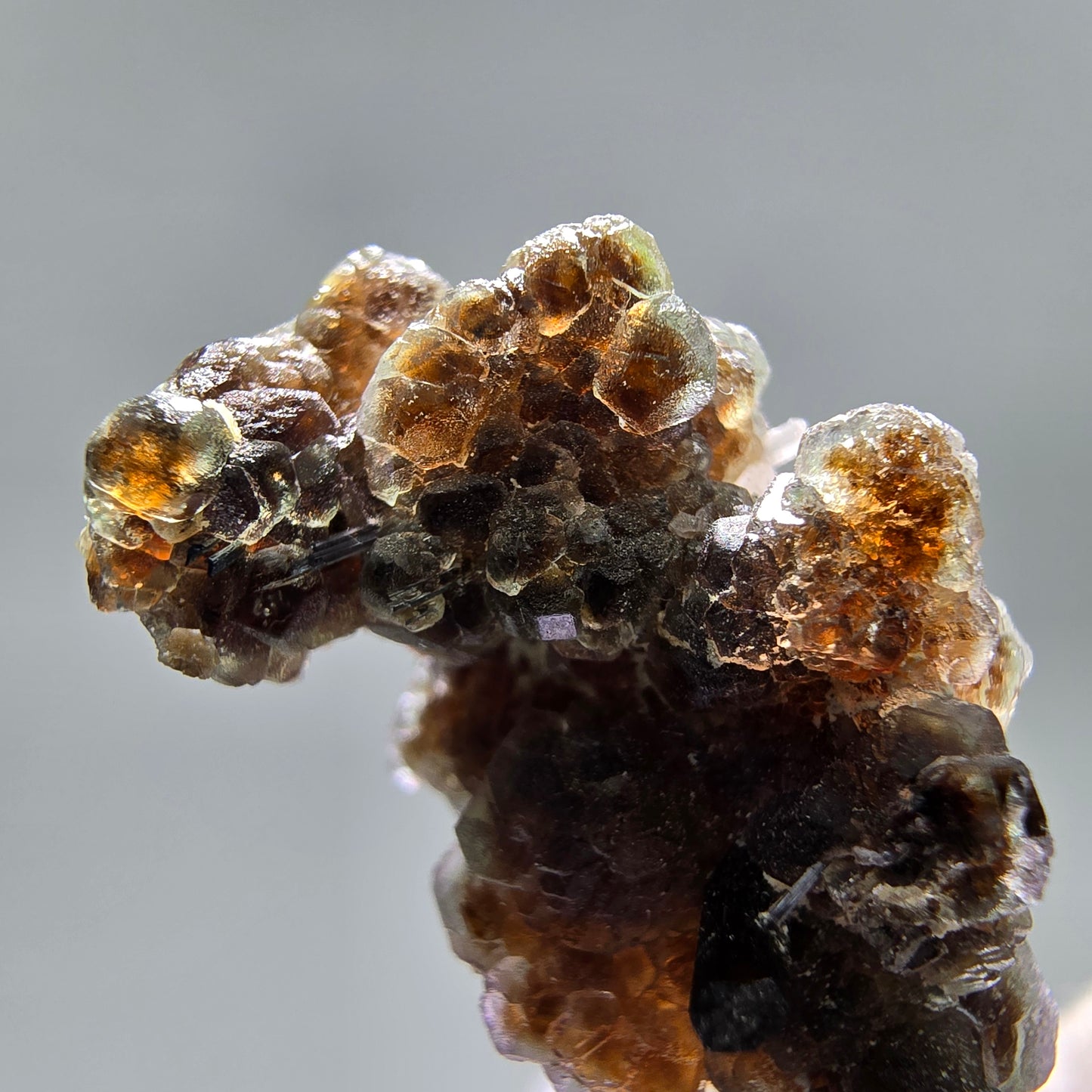 Phantom Fluorit Würfel Muskovit Schörl Turmalin Stufe Erongo, Namibia 35*18*17mm