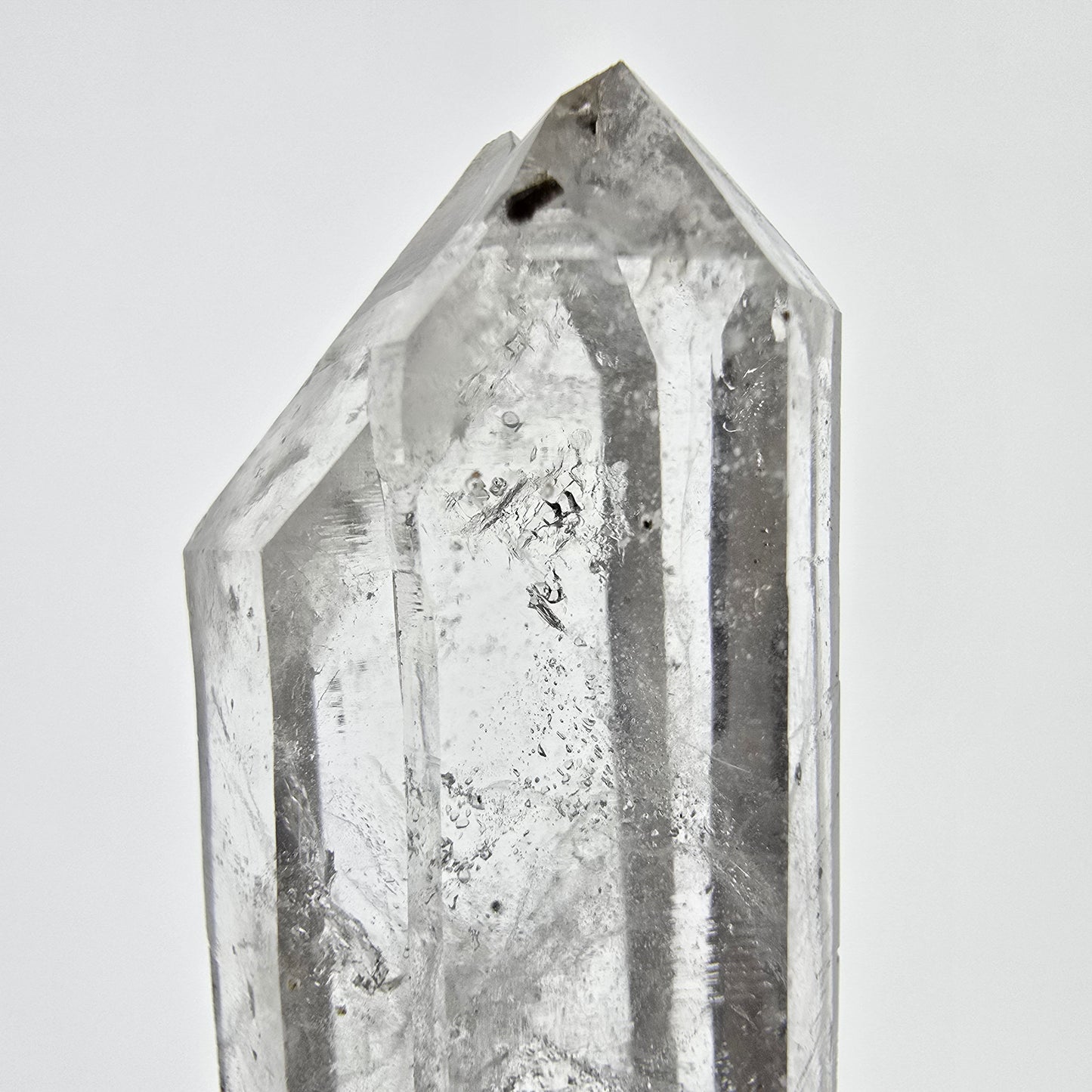 Sceptre DT en quartz fumé squelette Enhydro, 1x pochette Saint-Valentin à bulles, Namibie 50 x 20 x 14 mm