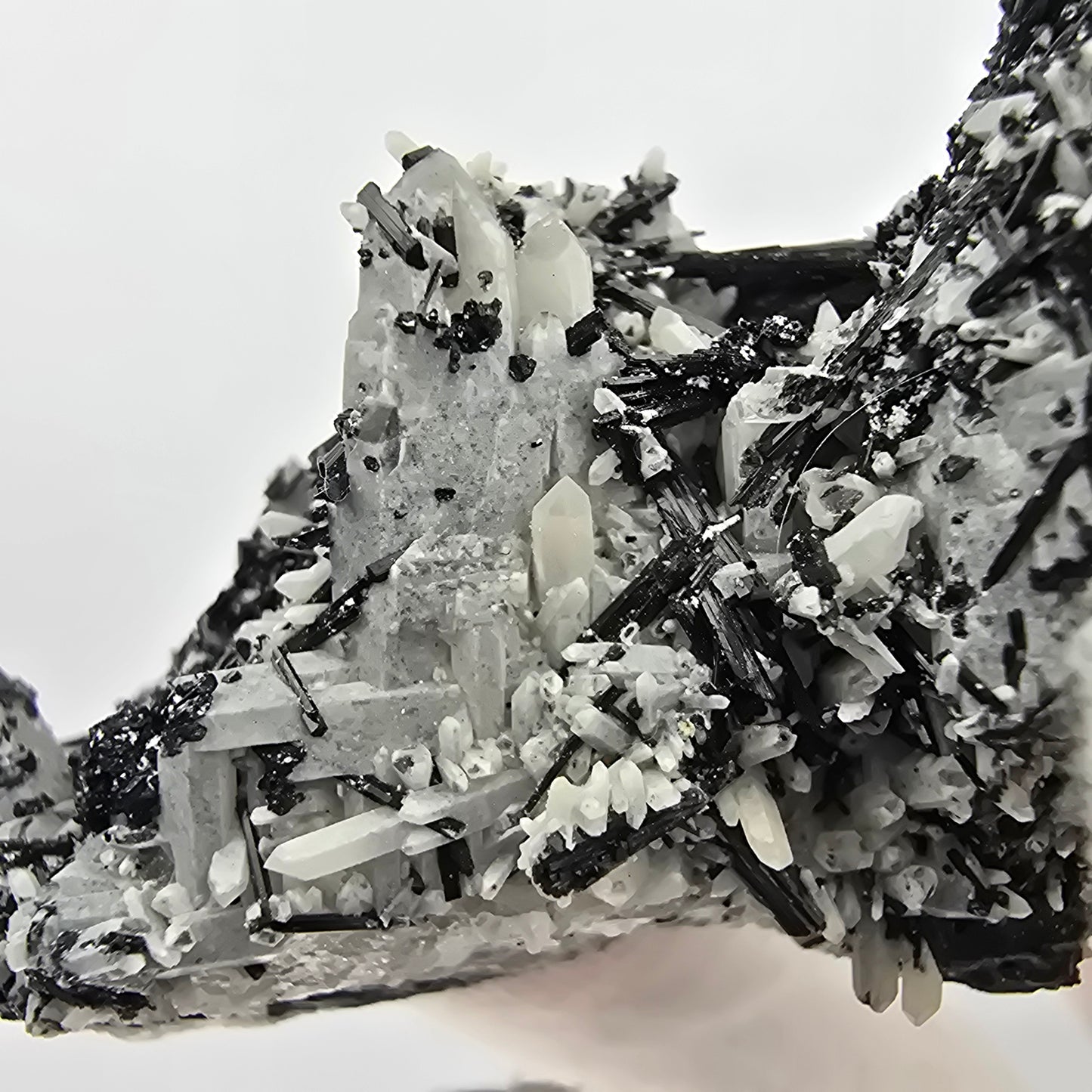 Seltene Schörl Turmalin, Rauchquarz Stufe Erongo, Namibia 59*33*30mm Sammlung