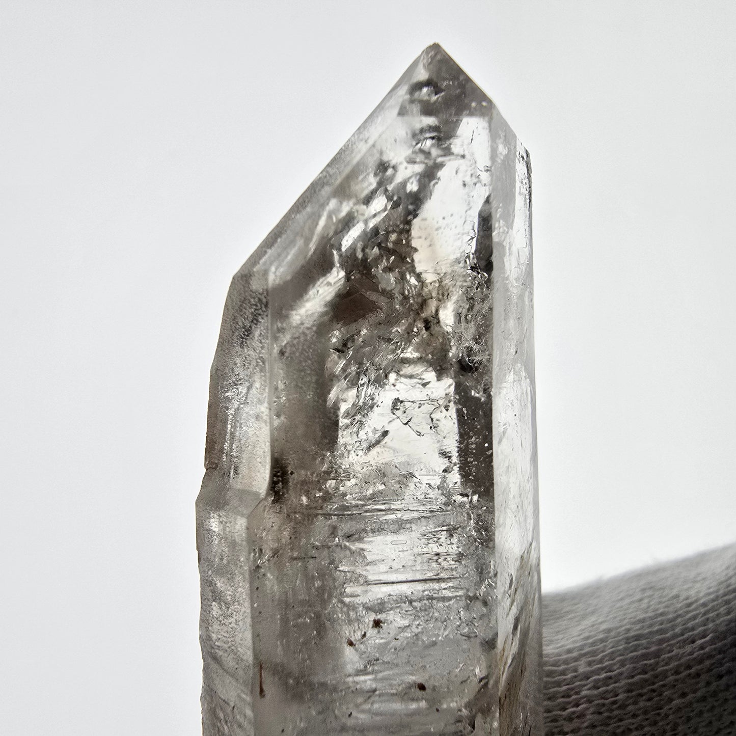 Skeleton Phantom Smoky Quartz DT Scepter Valentine Pocket Goboboseb Namibia 80*26*17mm