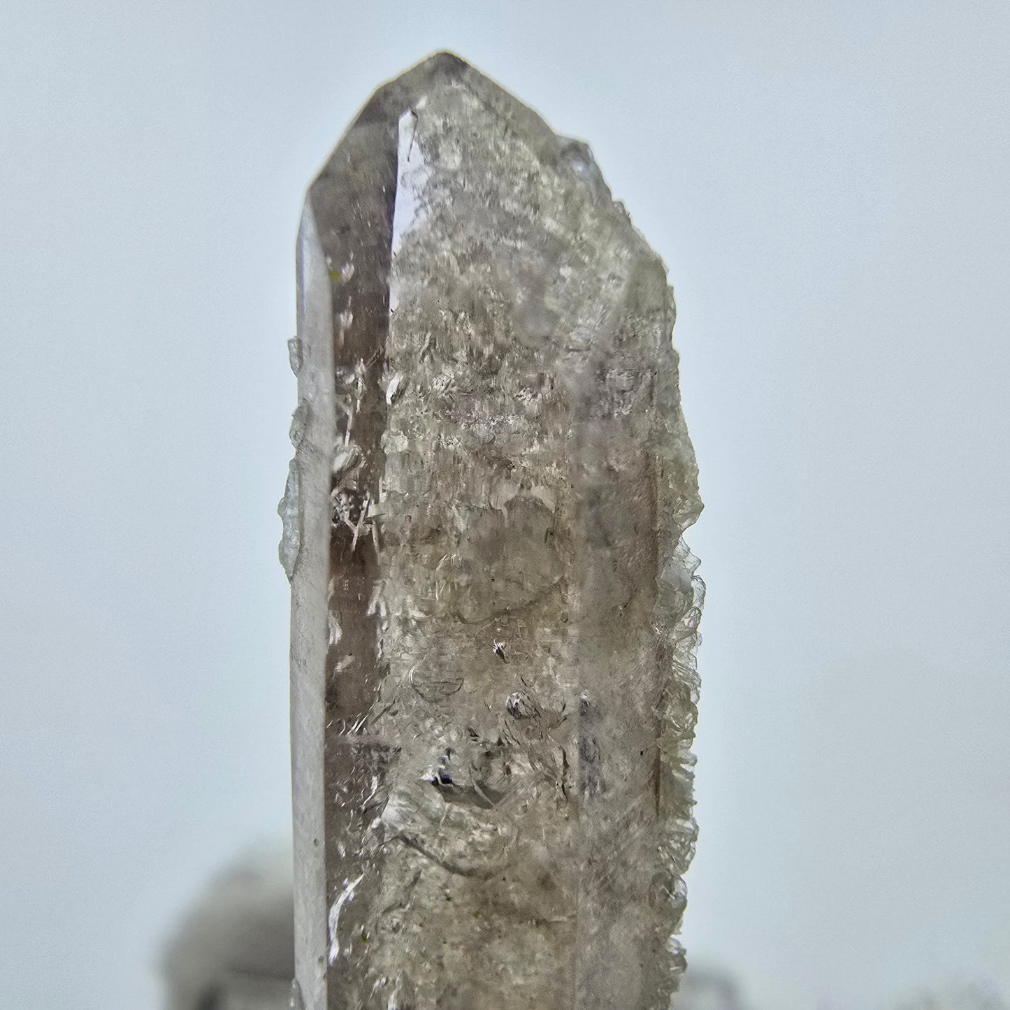 Enhydro Phantom Amethyst mit Stilbit, 1x Blase Goboboseb, Namibia 36*14*8mm