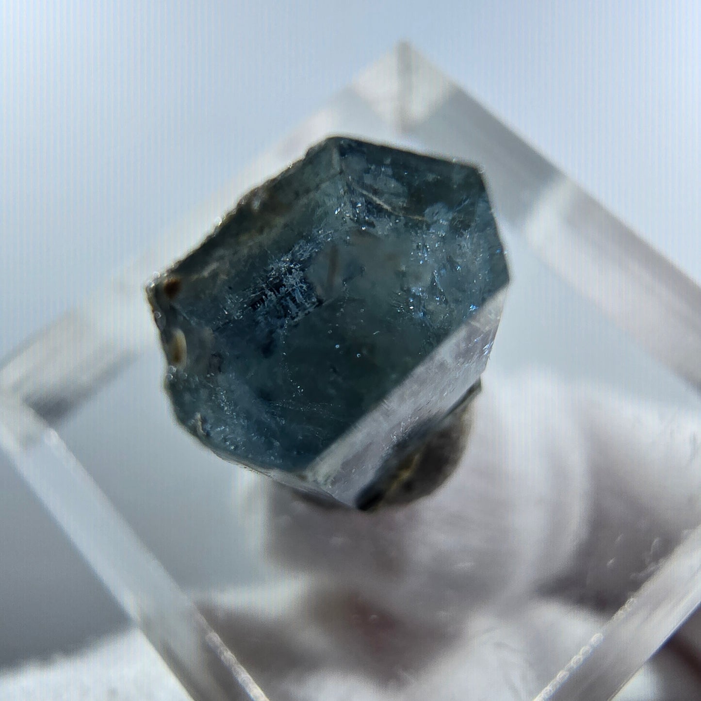 Aigue-marine Setlene, tourmaline Schörl stade Erongo, Namibie 14*9*7mm