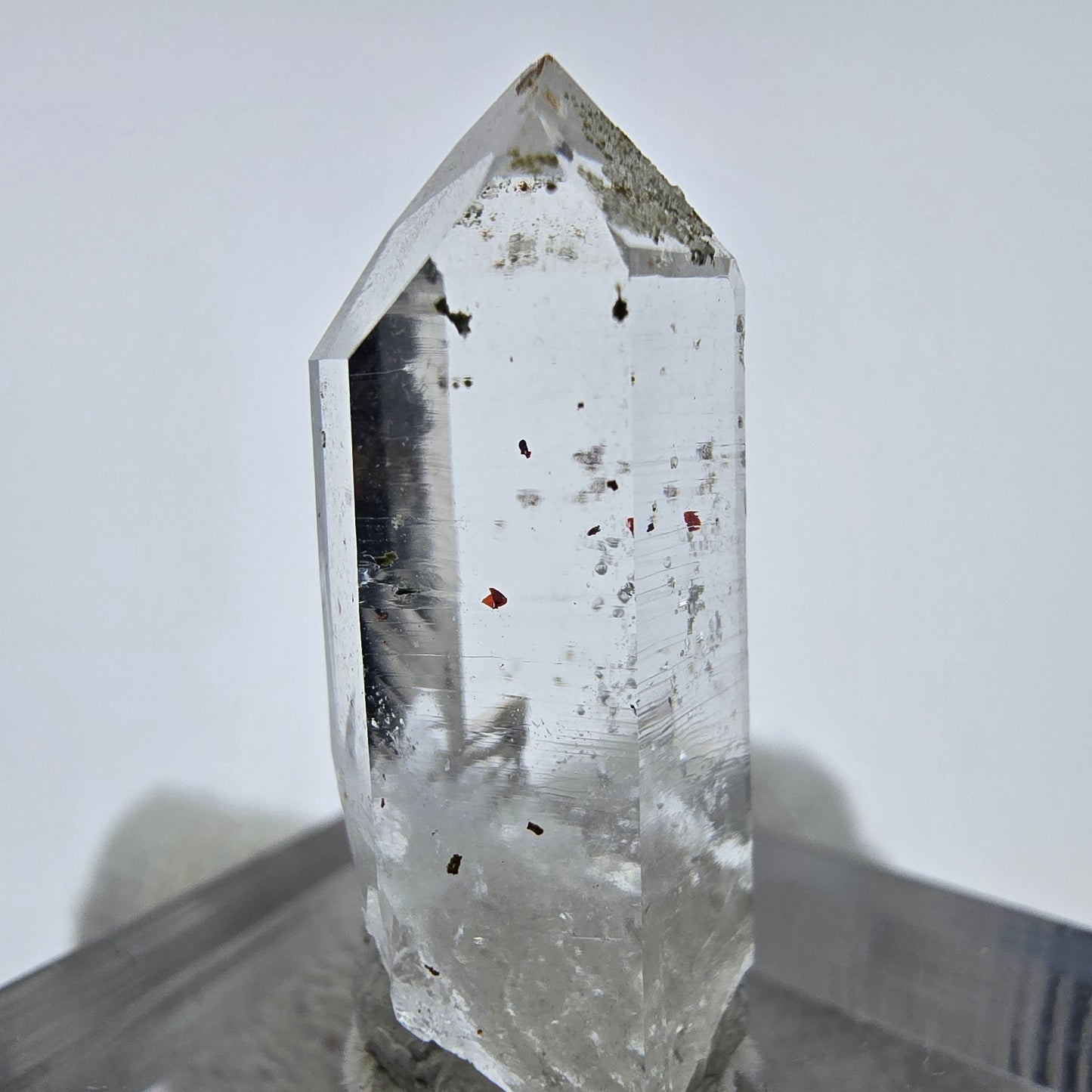 Harlekin Phantom Quarz Kristall Streep Mine, Goboboseb, Namibia 25*11*9mm