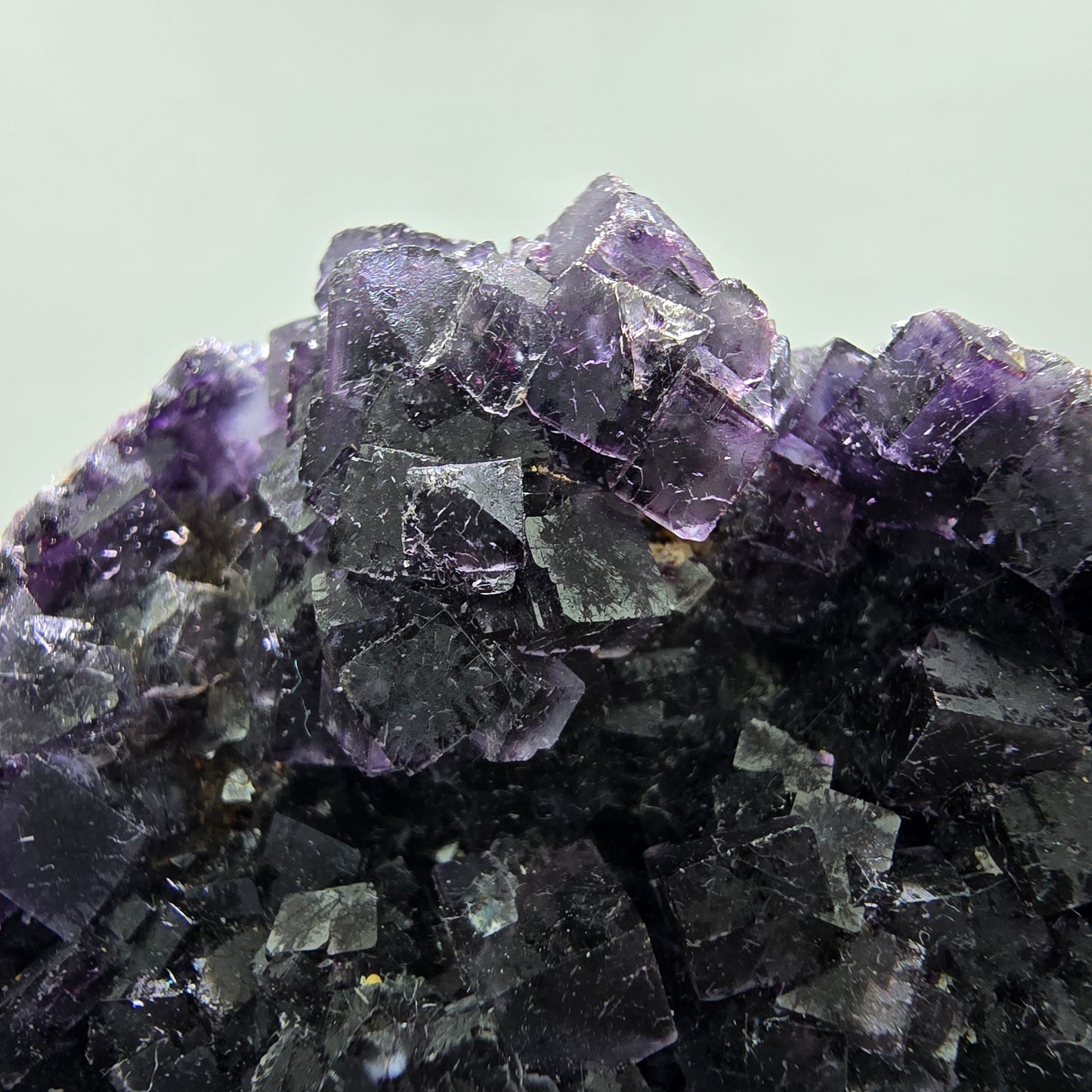 Große Phantom Fluorit Würfel Stufe, doppelseitig Okorusu, Namibia 120*90*30mm