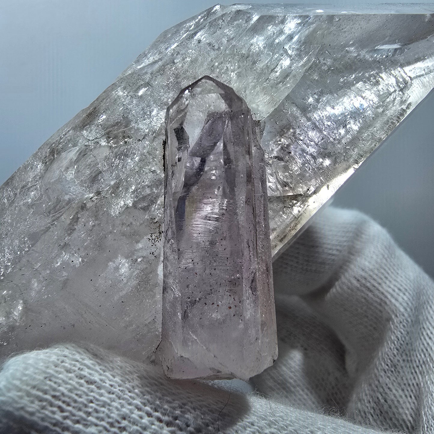 Phantom Amethyst Skeleton DT Scepter Valentine Pocket Goboboseb Namibia 91*41*30mm