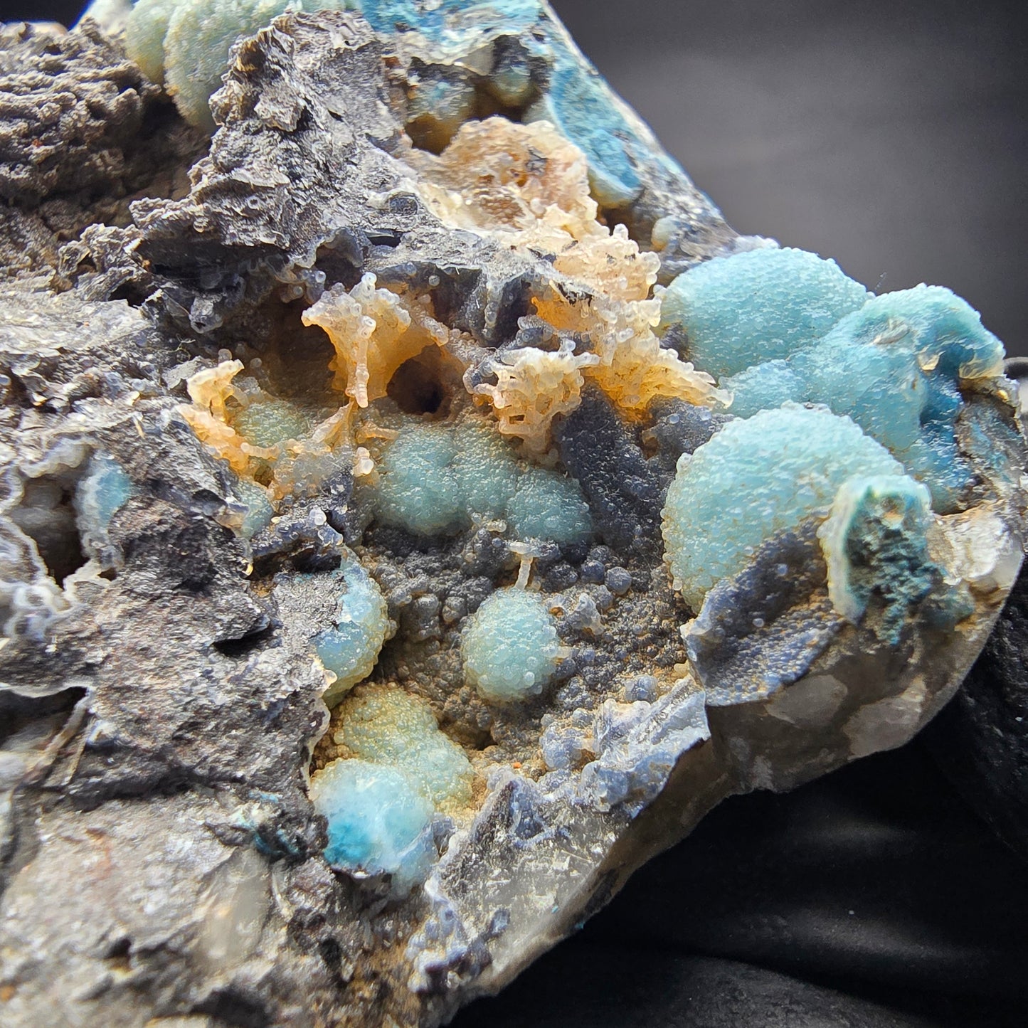 Seltene große Shattuckit Stufe blau Kaokoveld, Namibia 107*103*30mm Sammlung