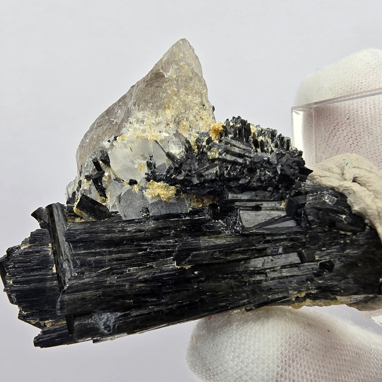 Seltene Schörl Turmalin, Rauchquarz Stufe Erongo, Namibia 47*36*23mm Sammlung