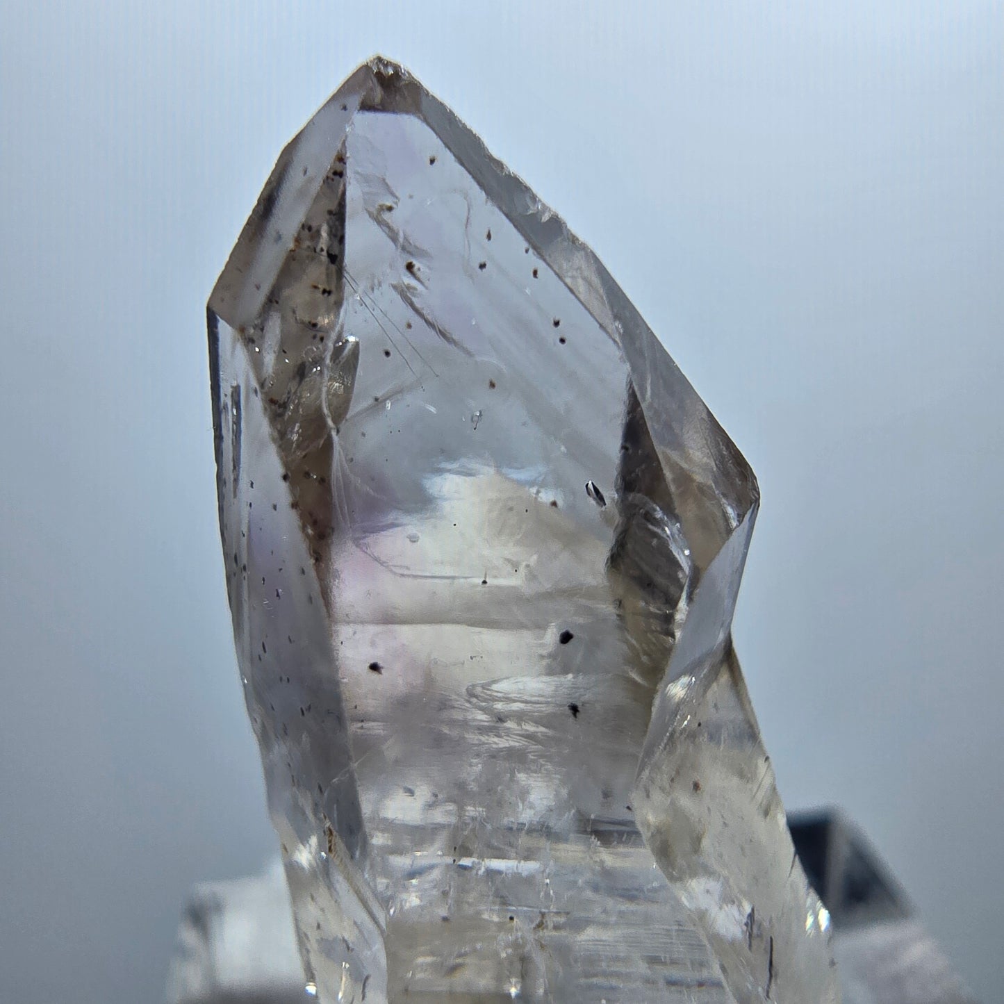 Enhydro Phantom Smoky Quartz Scepter, 1x Bubble Goboboseb, Namibia 31*13*13mm