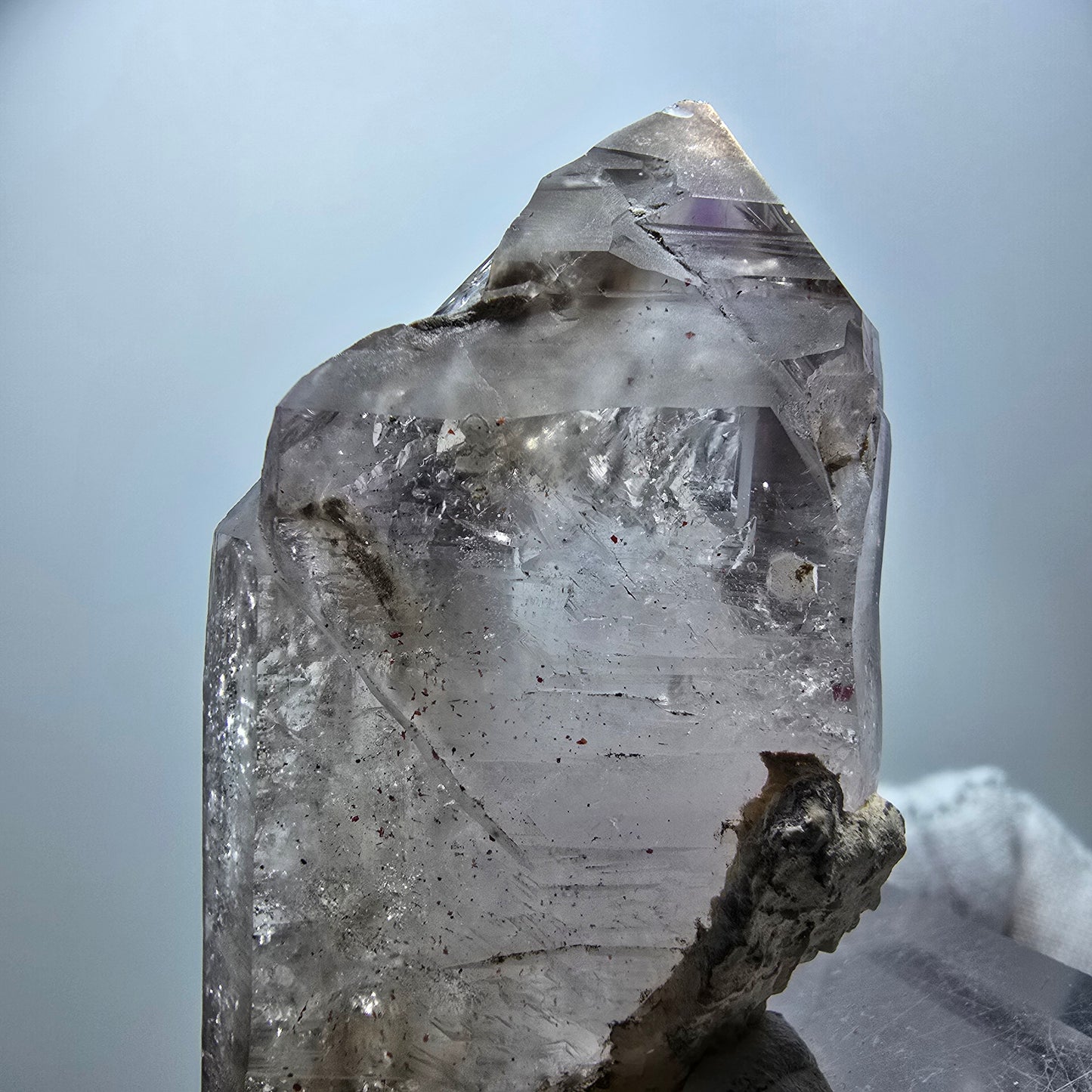 Klarer Phantom Amethyst DT Fenster Zepter Kristall Goboboseb, Namibia 65*32*24mm
