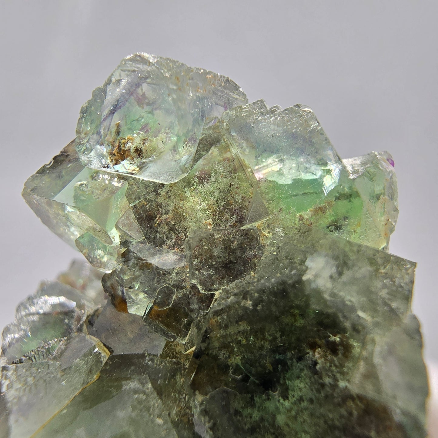 Sehr klare Fluorit Würfel Stufe grün Erongo, Namibia 52*41*25mm Sammlung
