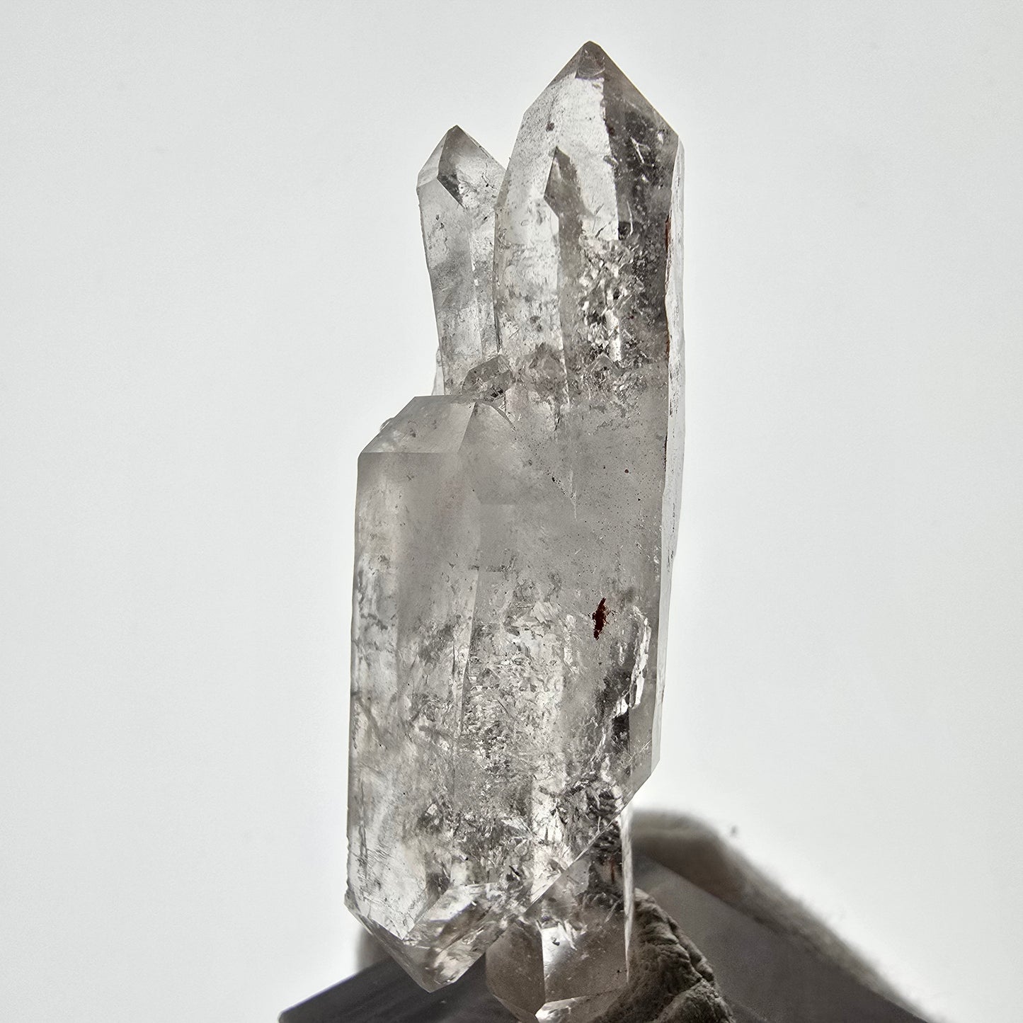 Skeleton Phantom Smoky Quartz DT Scepter Valentine Pocket, Namibia 58*29*16mm