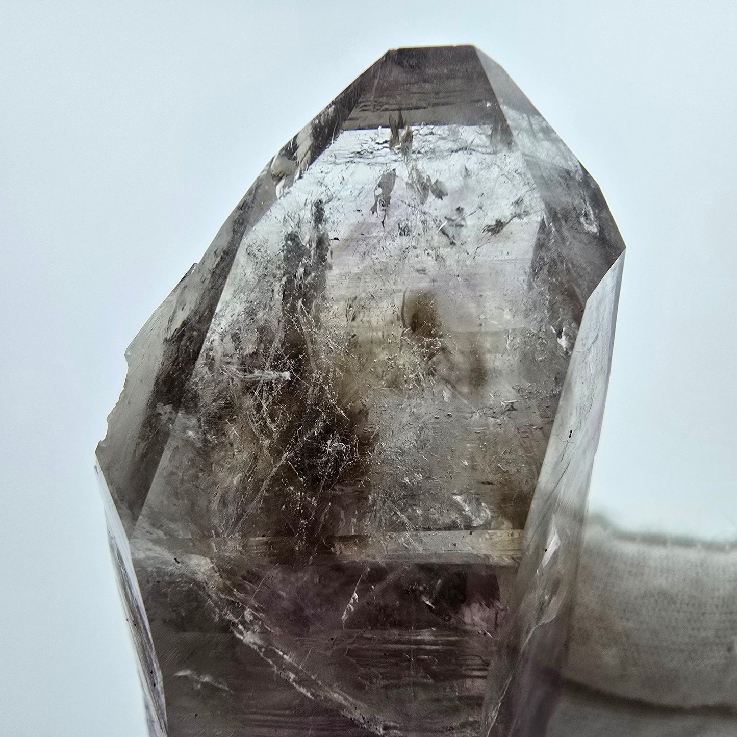 Großer Enhydro Phantom Amethyst 1 Blase Streep Mine Goboboseb Namibia 76*37*31mm