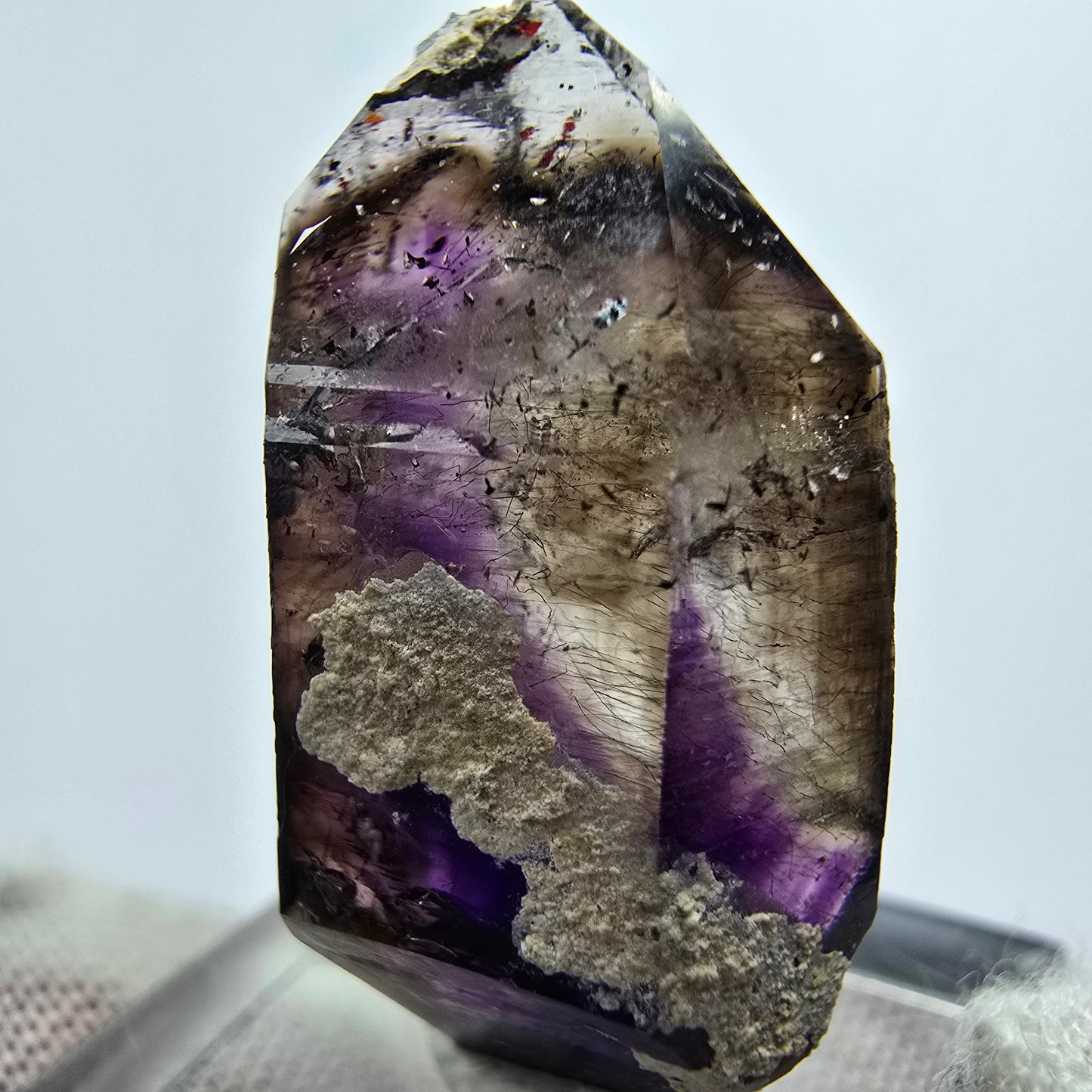 Phantom Amethyst DT Zepter Kristall Goboboseb, Namibia 32*17*13mm Sammlung
