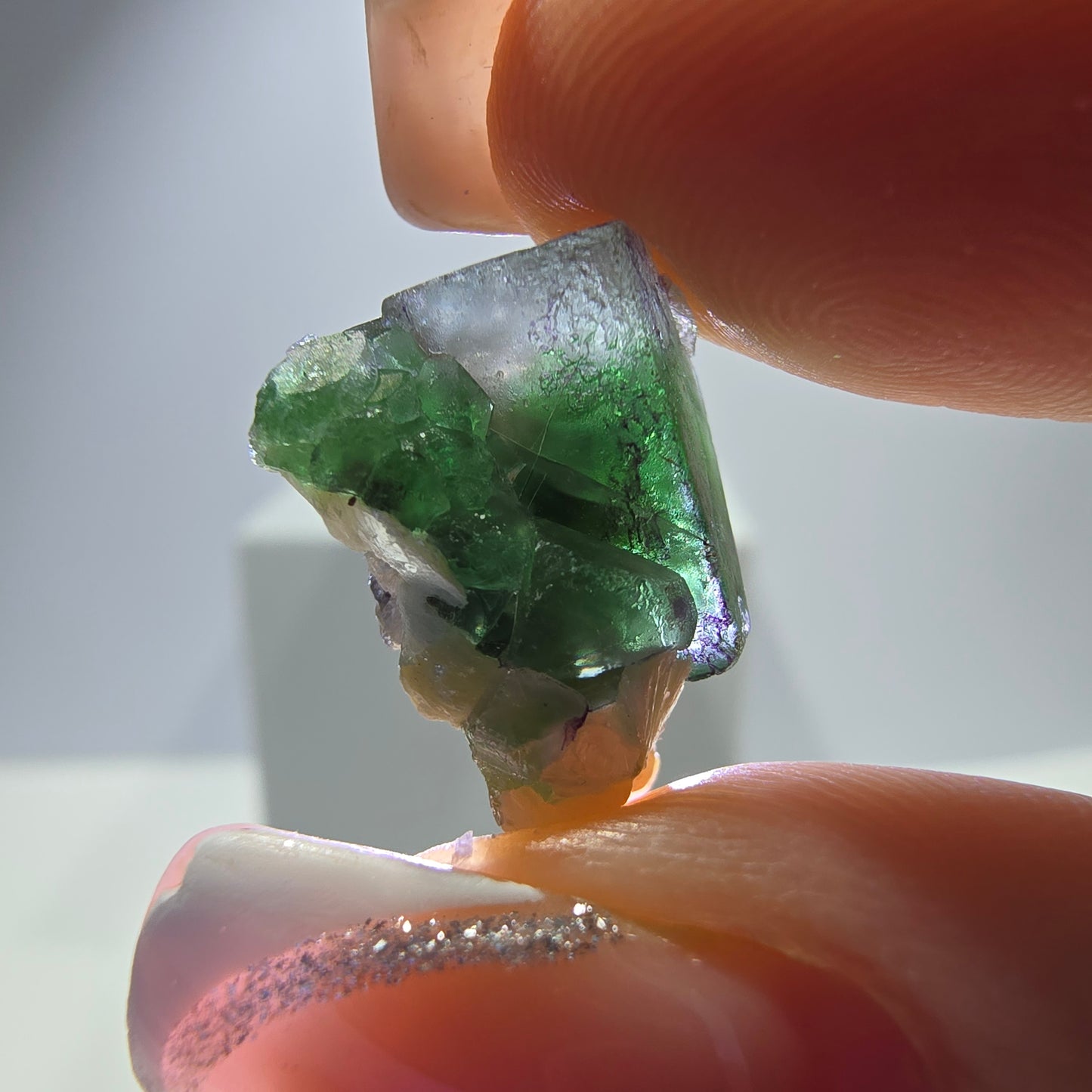 Lot de 16 Fluorite Fantôme, Hyalite Tourmaline Schörl Moscovite Steps Erongo, Namibie