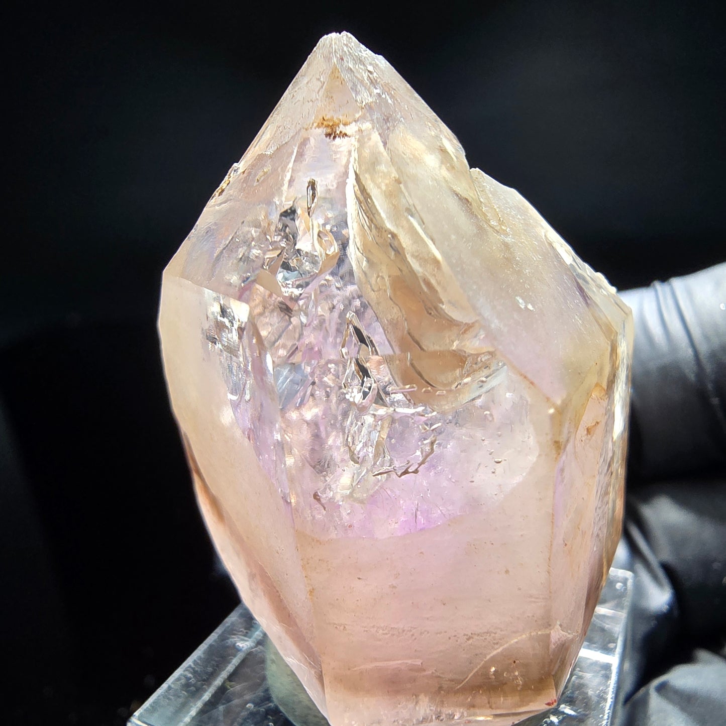 Schöne Phantom Amethyst Fenster Spitze Brandberg, Namibia 42*34*26mm Sammlung