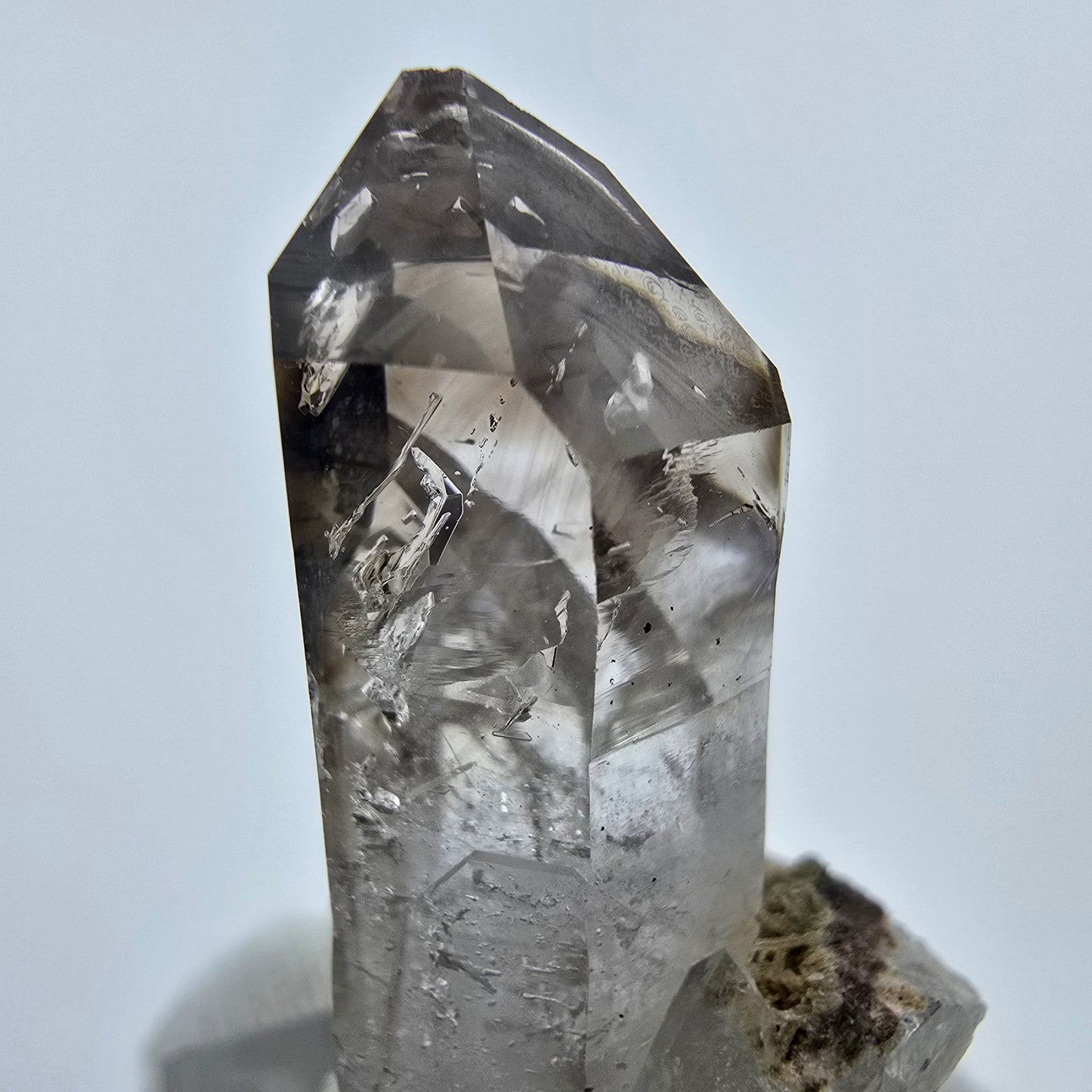 Klare Phantom Rauchquarz Zepter Stufe Goboboseb, Namibia 39*21*20mm