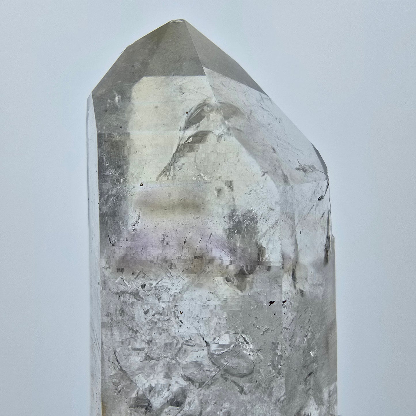 Enhydro Phantom Amethyst, 2x Blase Streep Mine Goboboseb Namibia 47*22*14mm