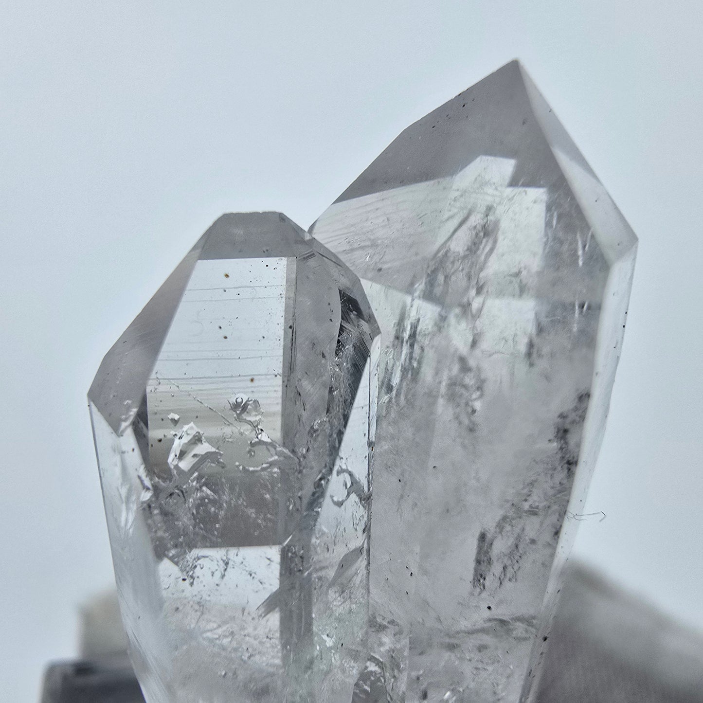 Klare Phantom Amethyst Kristall Streep Mine Goboboseb Namibia 38*19*13mm