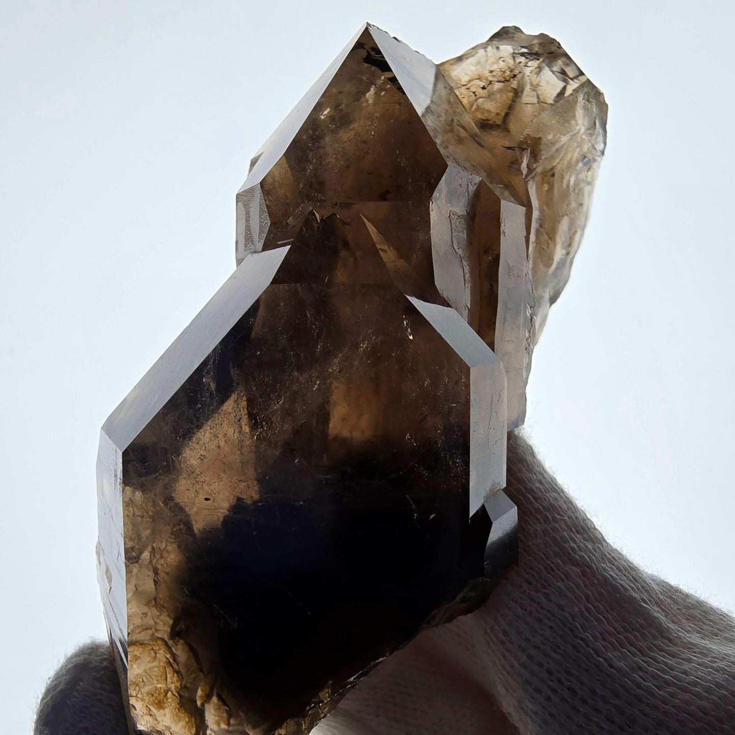 Skeleton Phantom Smoky Quartz Scepter Cluster Valentine Pocket, Namibia 98*54*46mm