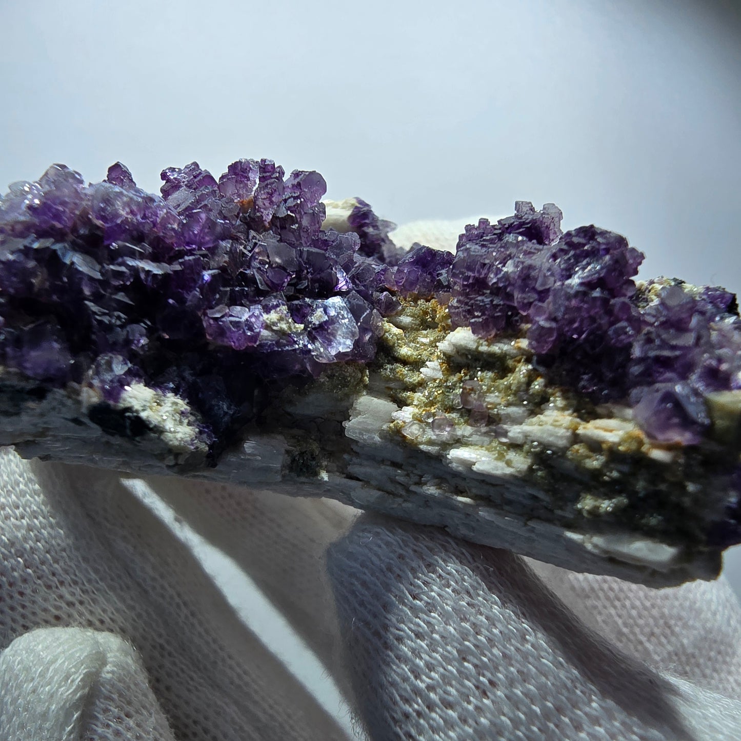 Phantom Fluorite Cube Muscovite Schorl Orthoclase Specimen Erongo Namibia 75*55*28mm