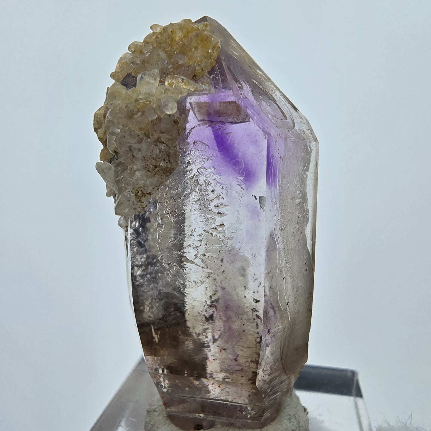 Phantom Amethyst, Fenster Zepter Quarz Goboboseb, Namibia 42*20*17mm, Sammlung