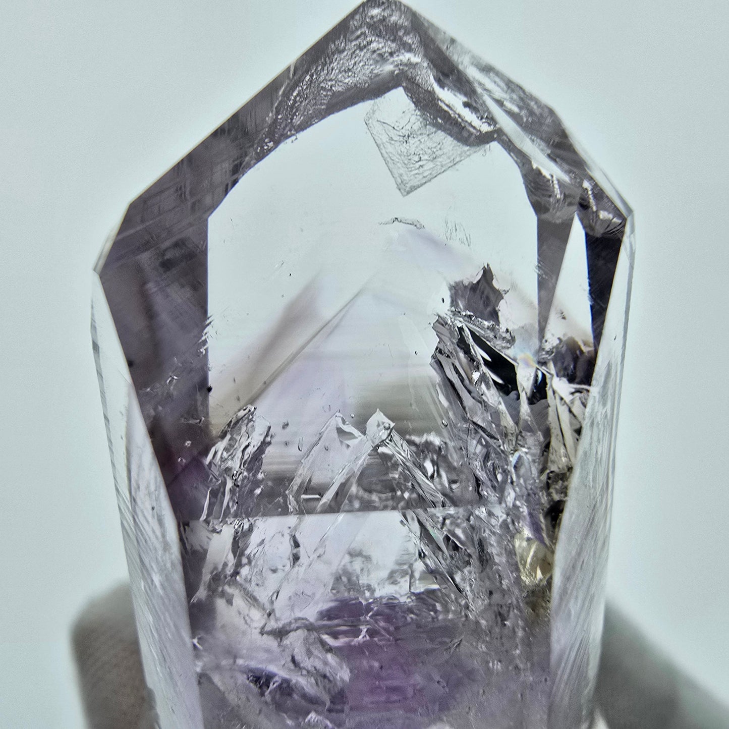 Enhydro Phantom Amethyst 3x Blase Streep Mine Goboboseb Namibia 41*21*16mm
