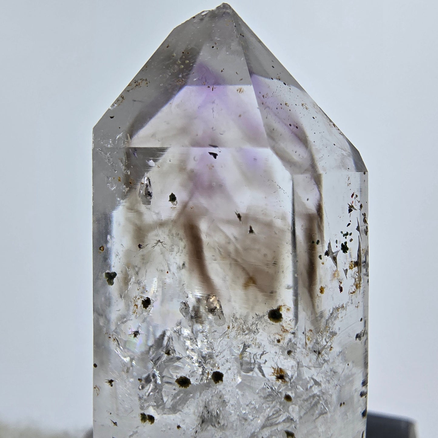 Enhydro Phantom Amethyst mit Hämatit Streep Mine Goboboseb Namibia 35*21*17mm