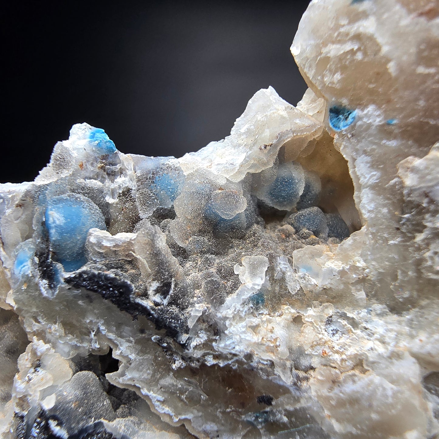 Seltene große Shattuckit Stufe blau Kaokoveld, Namibia 95*53*57mm Sammlung