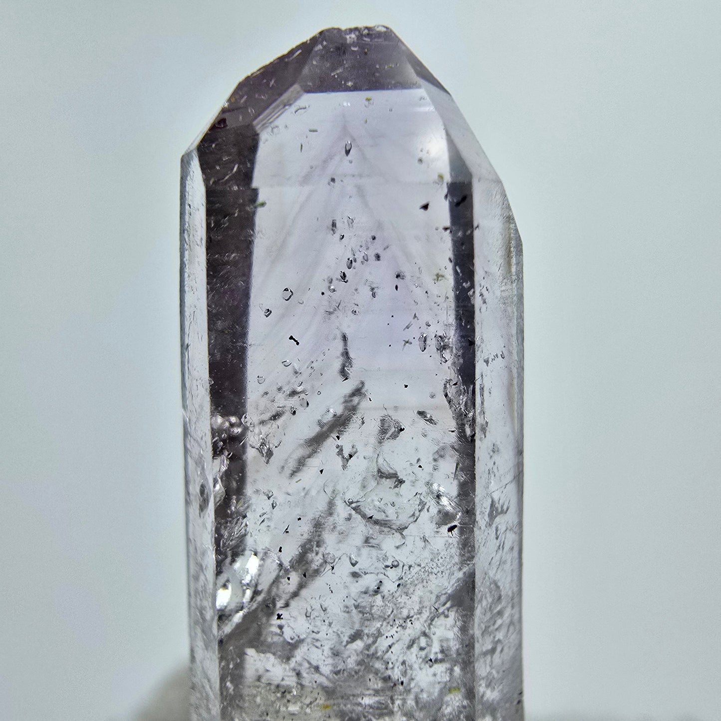 Enhydro Phantom Amethyst, 2x Blase Streep Mine Goboboseb Namibia 36*17*13mm