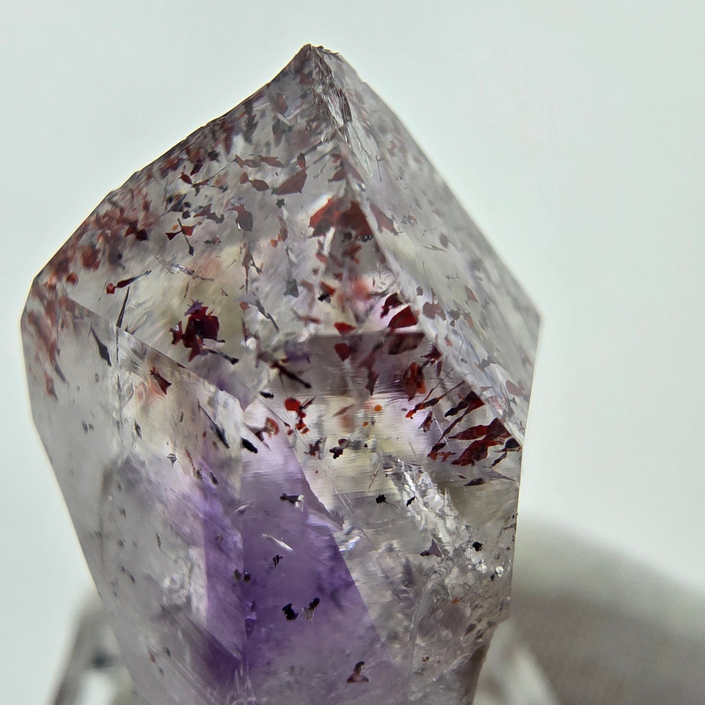 Harlekin Phantom Amethyst Kristall Streep Mine Goboboseb Namibia 34*20*19mm
