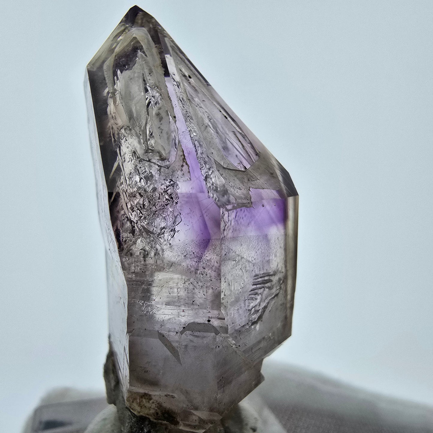 Enhydro Phantom Amethyst Fenster Zepter 2x Blase Goboboseb, Namibia 46*21*17Mm