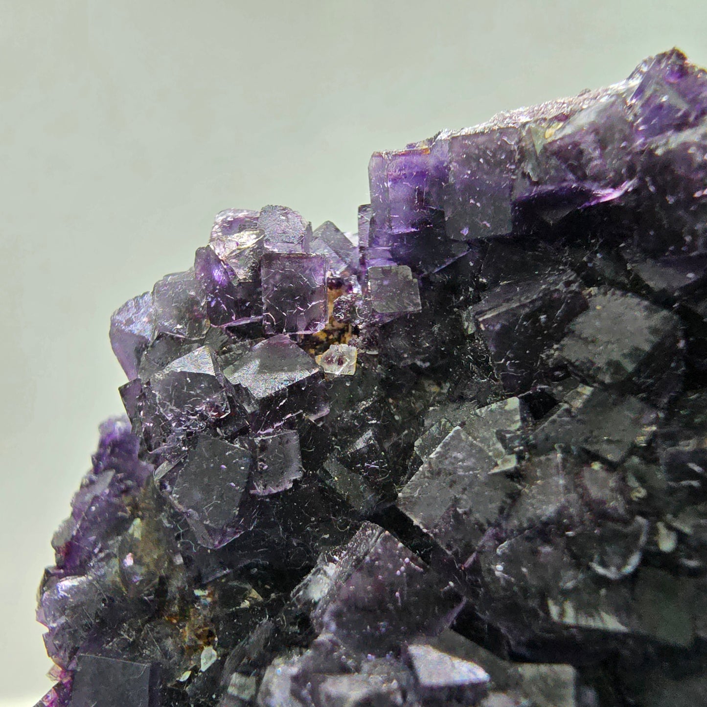 Große Phantom Fluorit Würfel Stufe, doppelseitig Okorusu, Namibia 120*90*30mm