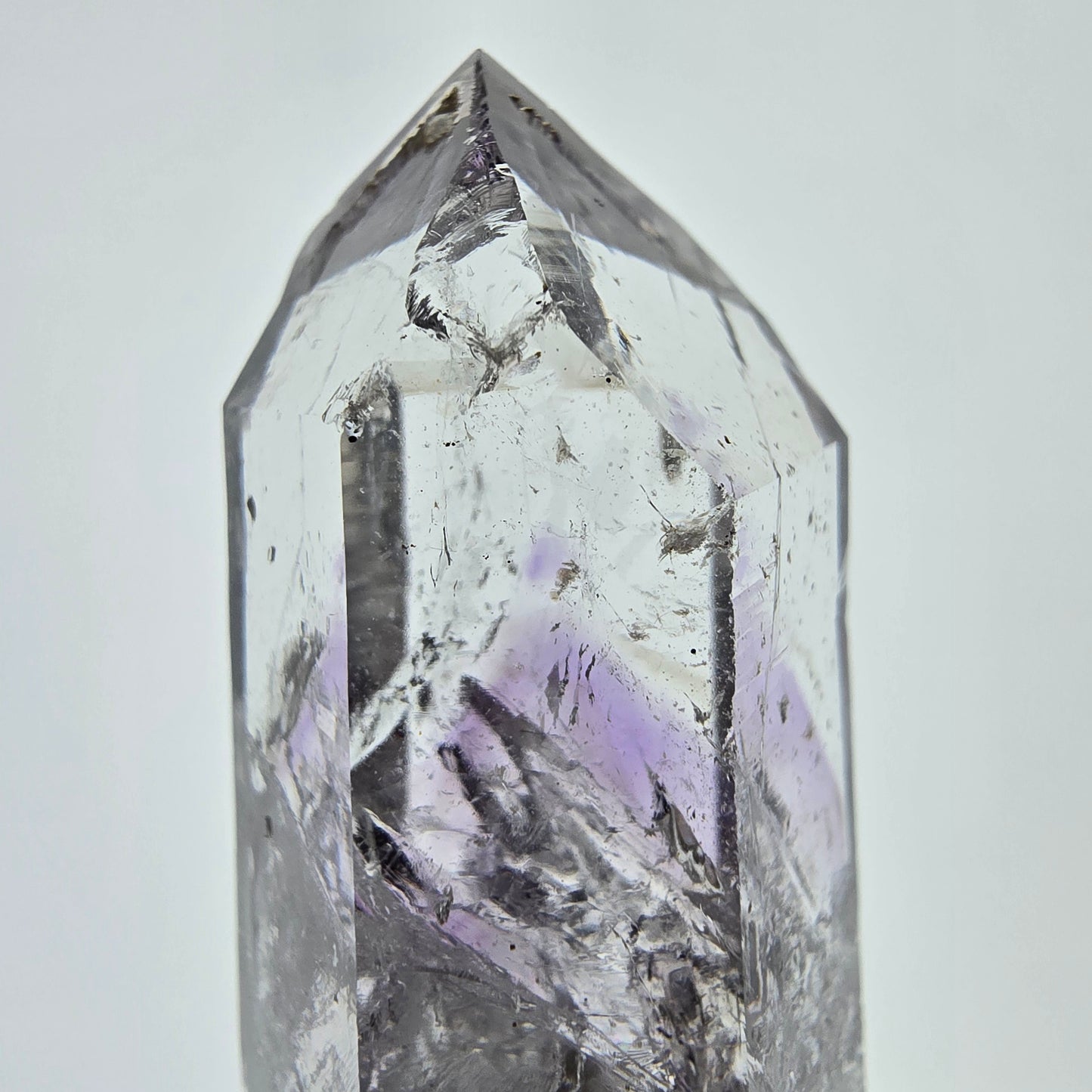 Mine d'améthyste fantôme transparente Point Streep, Goboboseb, Namibie, 63 x 26 x 20 mm