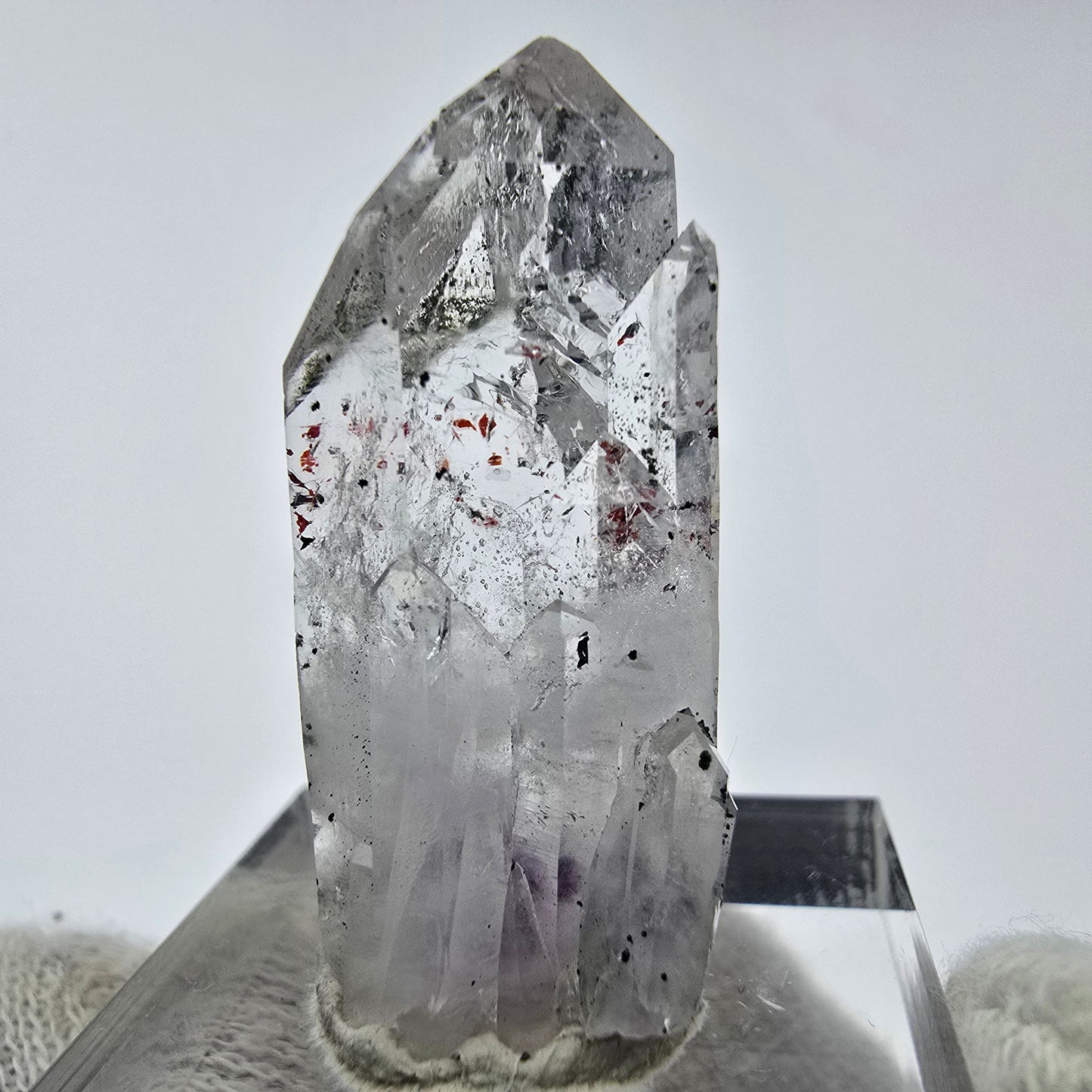 Harlekin Phantom Amethyst Kristall Streep Mine, Goboboseb, Namibia 34*14*13mm