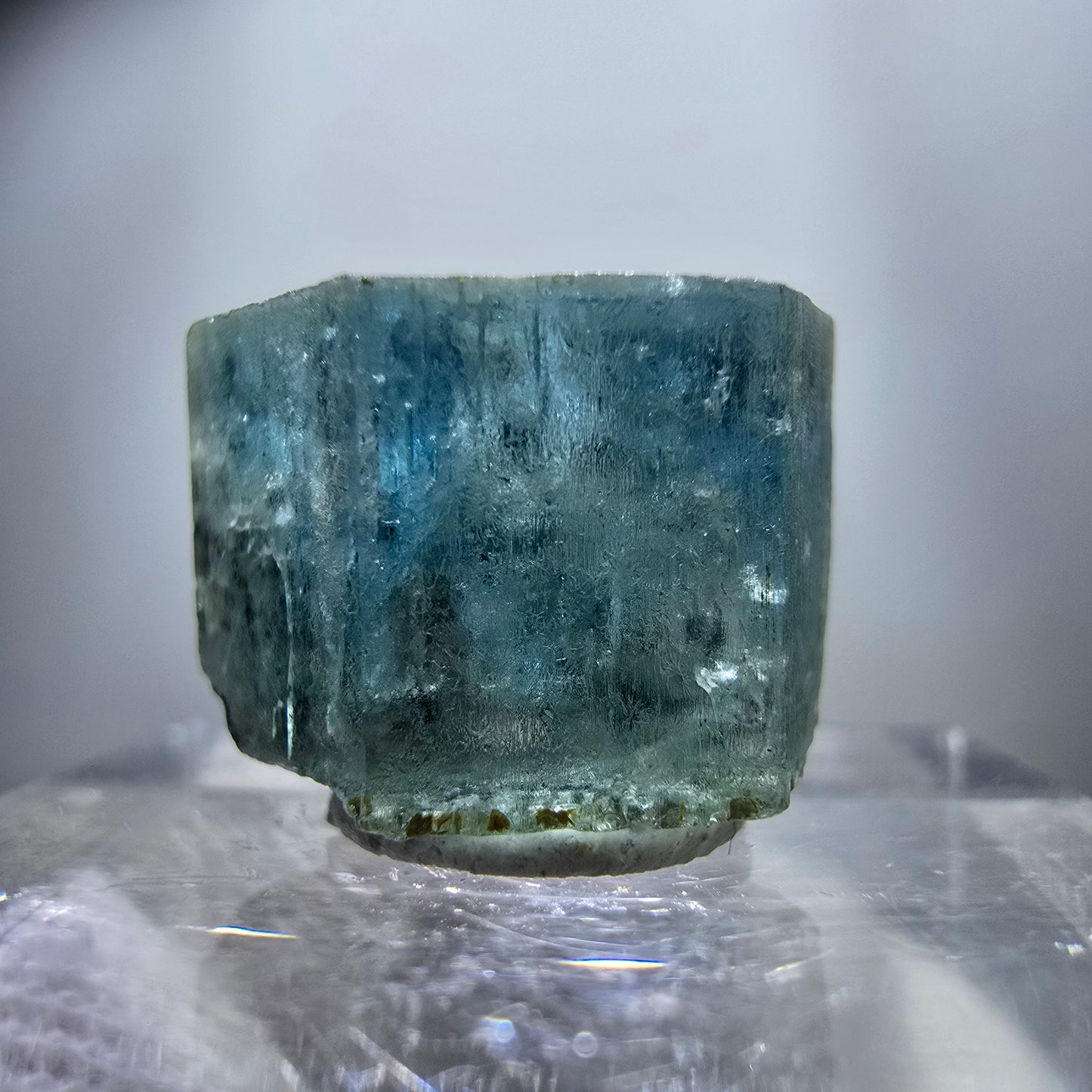 Seltener Aquamarin X mit Schörl Turmalin Erongo, Namibia 16*11*12mm