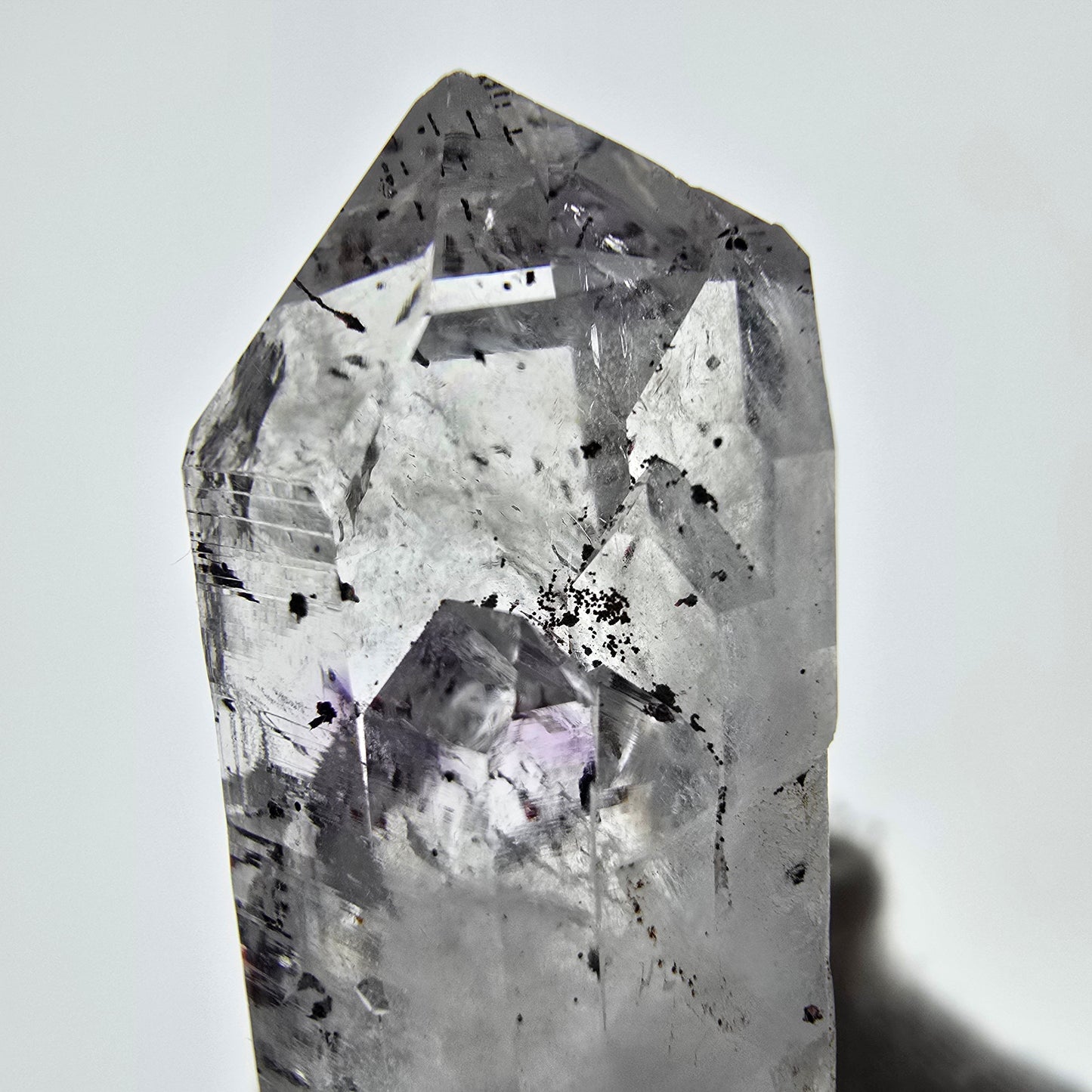 Mine d'améthyste Harlequin Phantom Point Streep, Goboboseb, Namibie, 49 x 17 x 14 mm