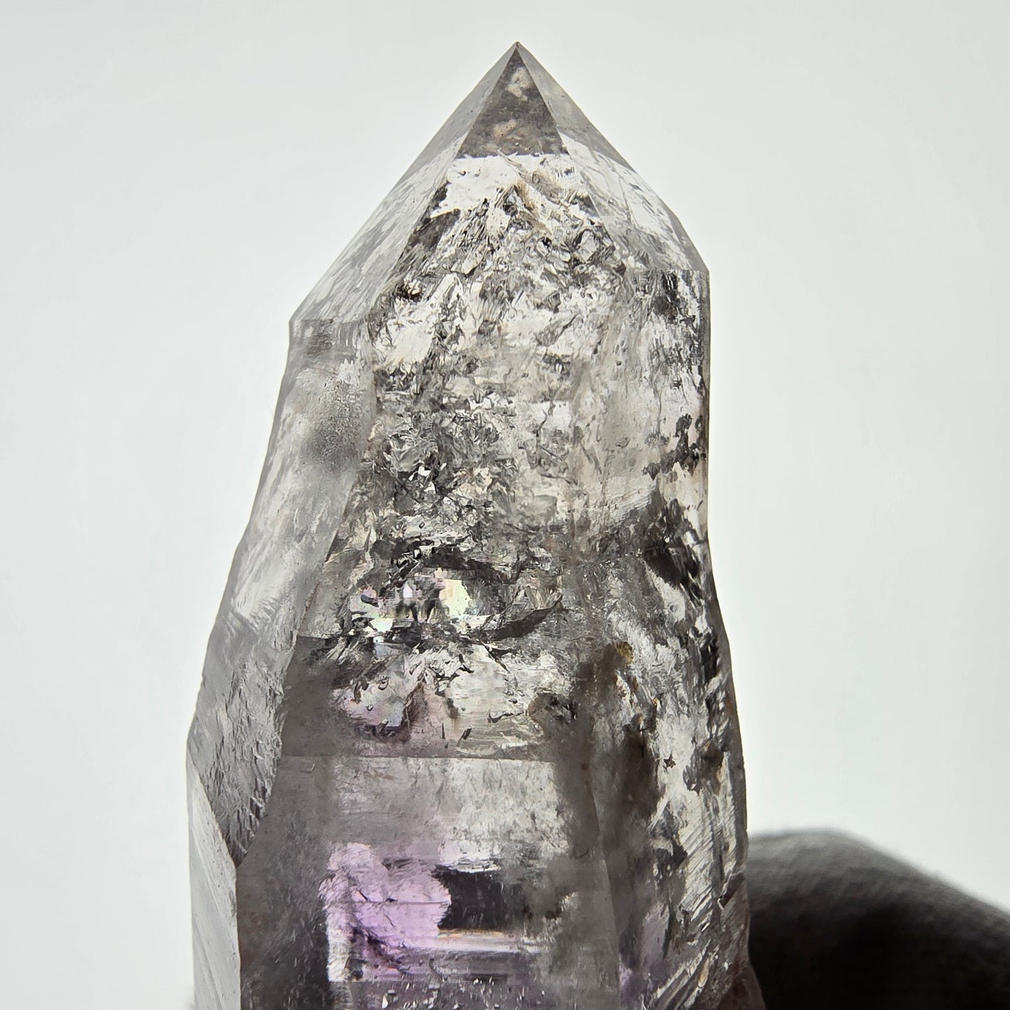 Enhydro Skeleton Amethyst DT Scepter 4x Bubble Valentine Pocket Goboboseb Namibie 122*31*26mm